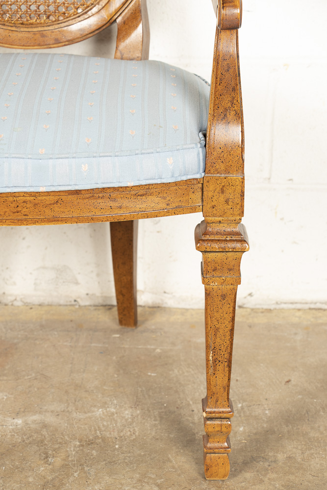 Louis XVI Style Pecan "Francesca" Dining Set by Drexel, 20th Century