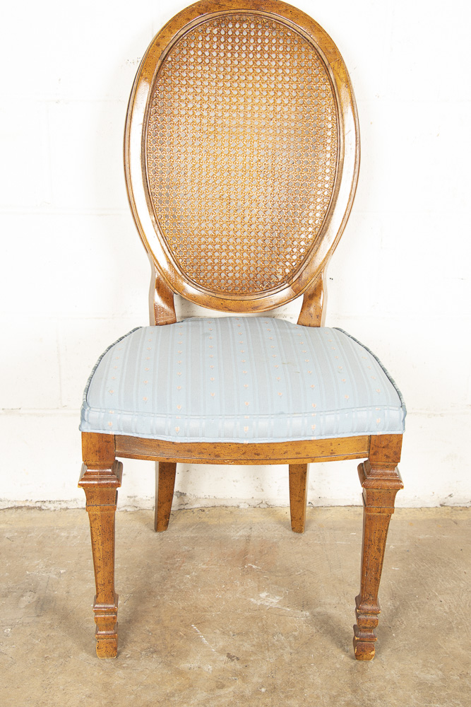 Louis XVI Style Pecan "Francesca" Dining Set by Drexel, 20th Century