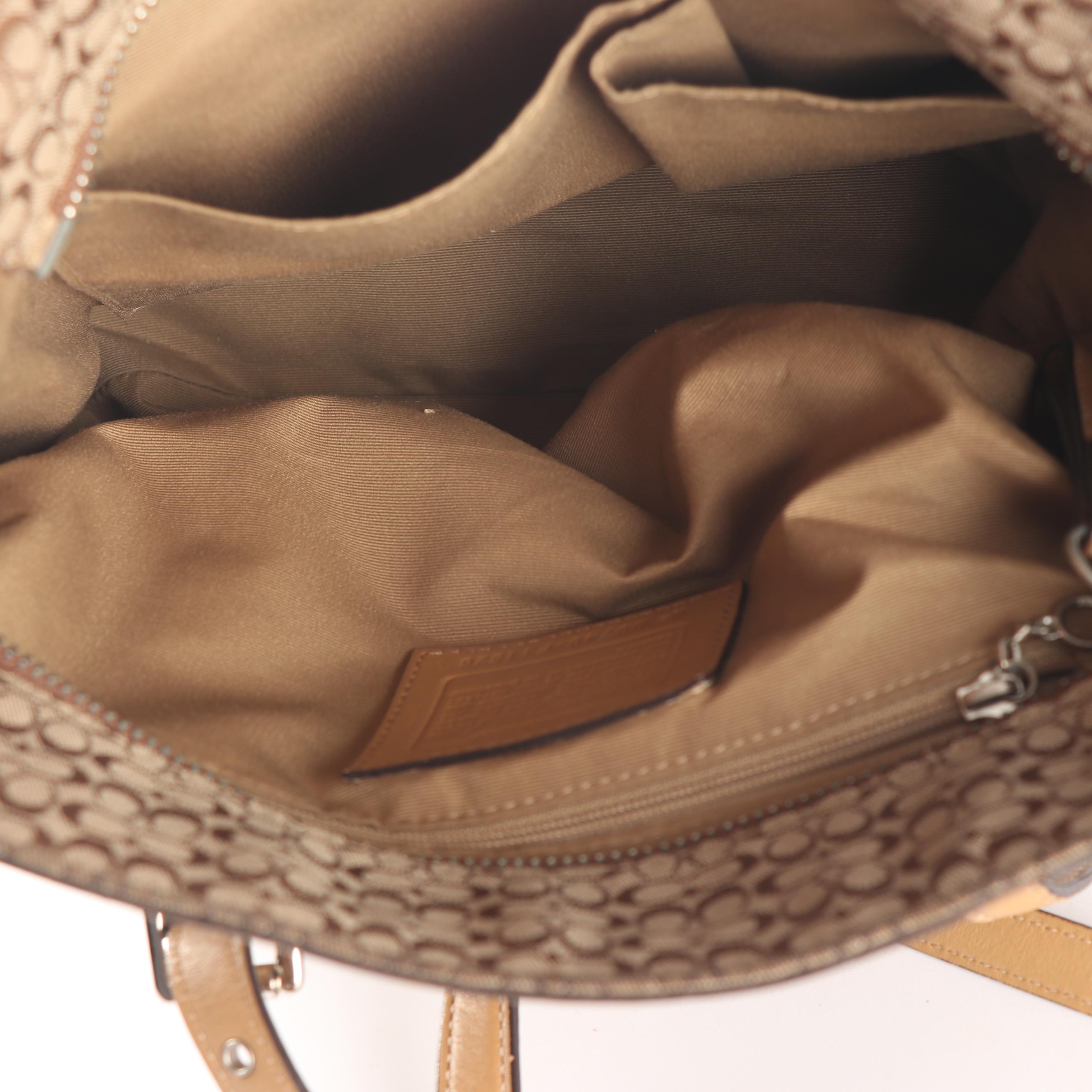 Coach Signature Canvas Tote and Wallet