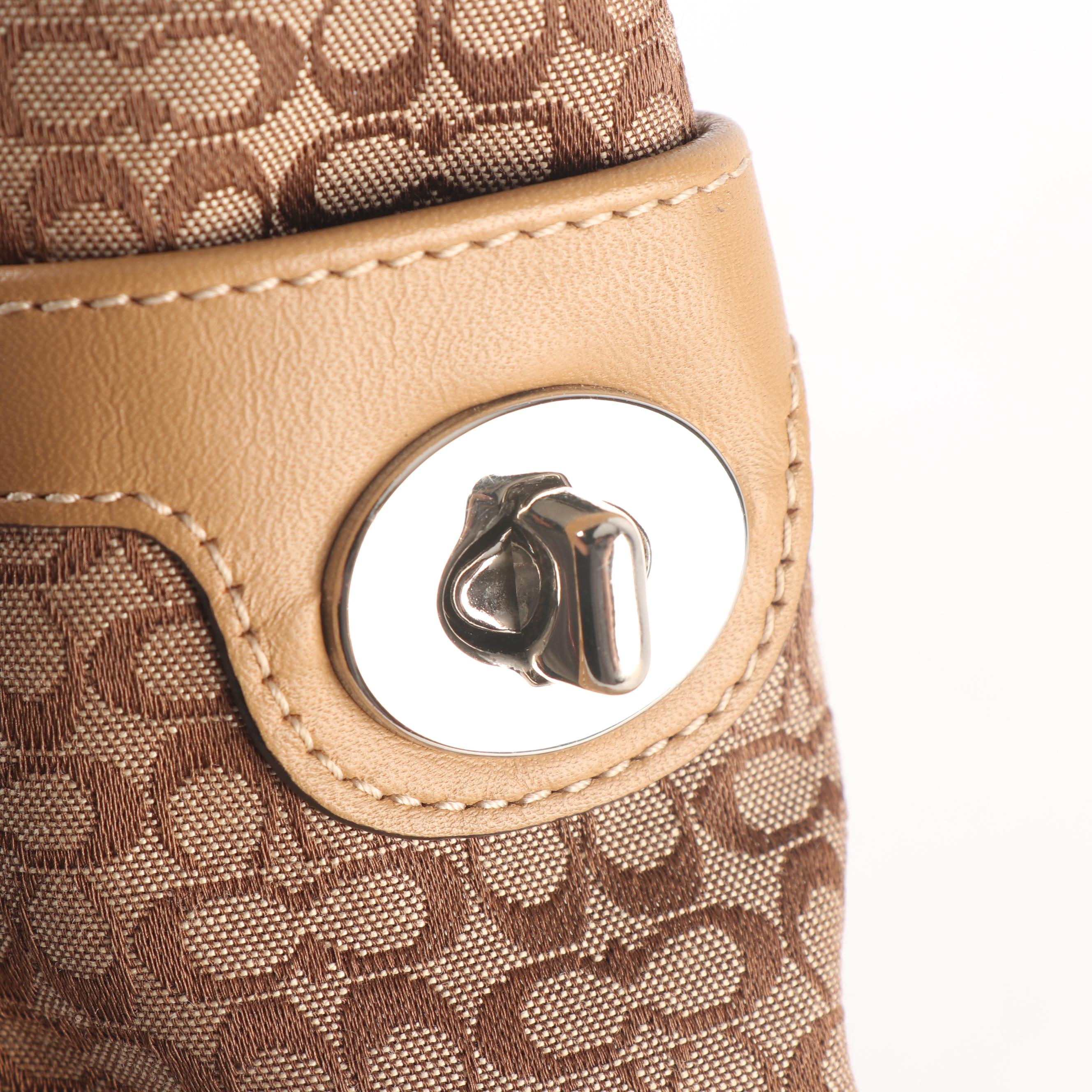 Coach Signature Canvas Tote and Wallet