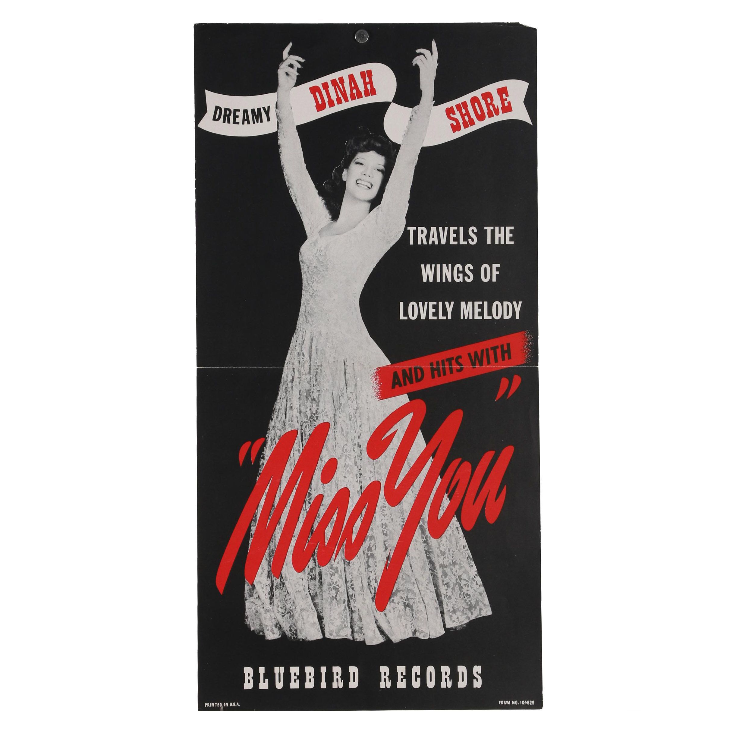 Dinah Shore Promotional Poster