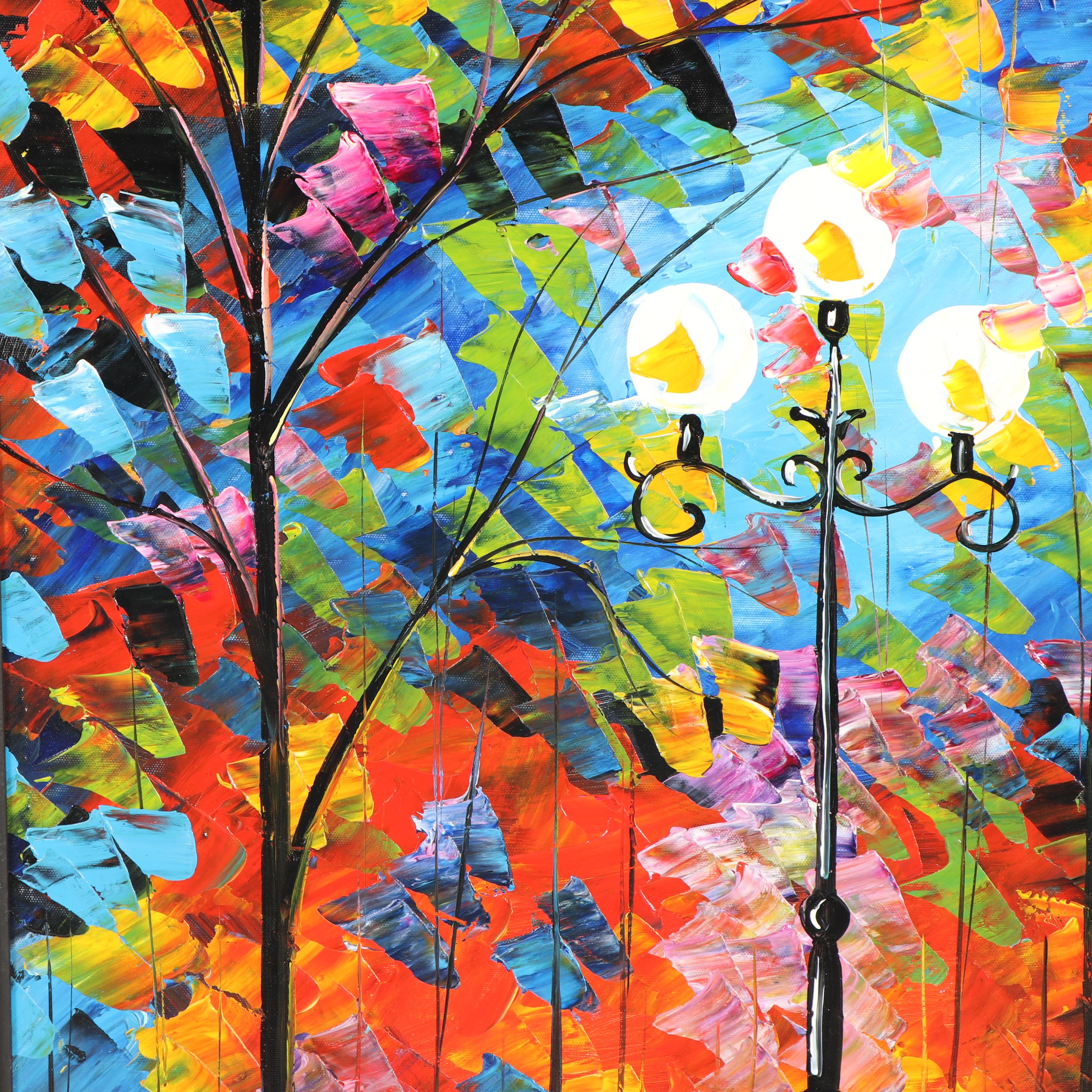 Giclée after Leonid Afremov "Light in the Alley"