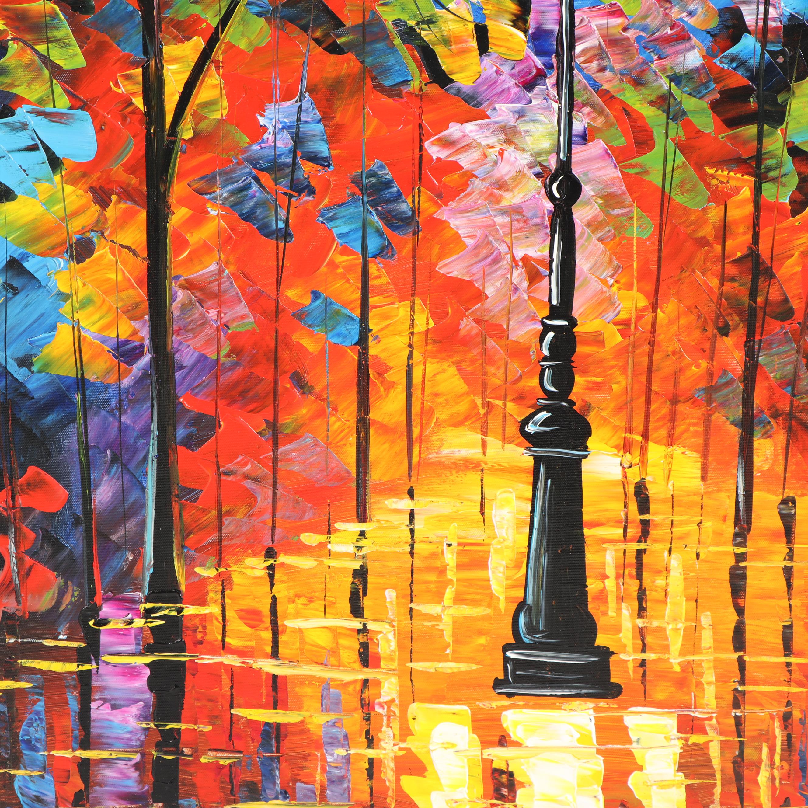 Giclée after Leonid Afremov "Light in the Alley"