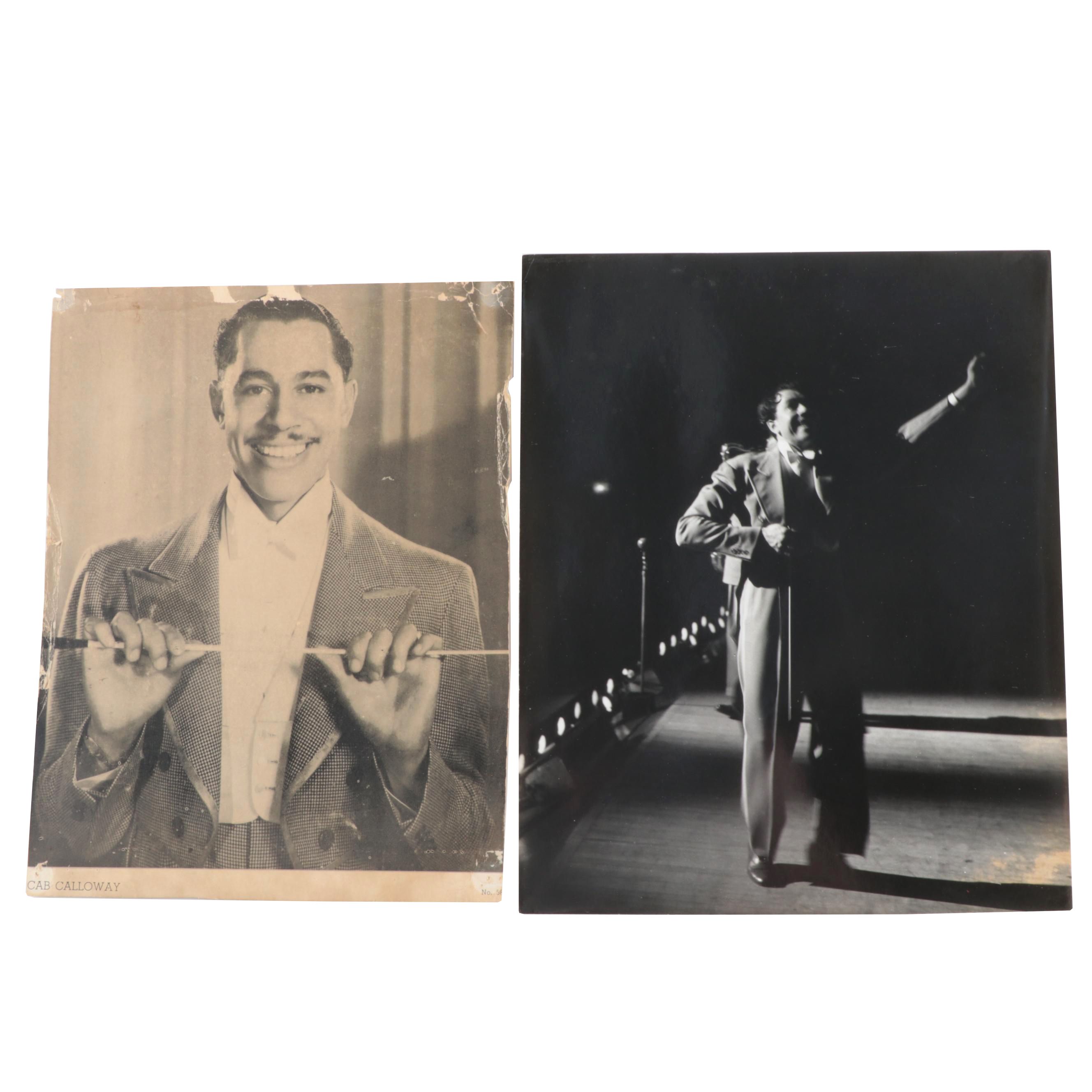 Photographs of Cab Calloway from Jack Bradley's Collection