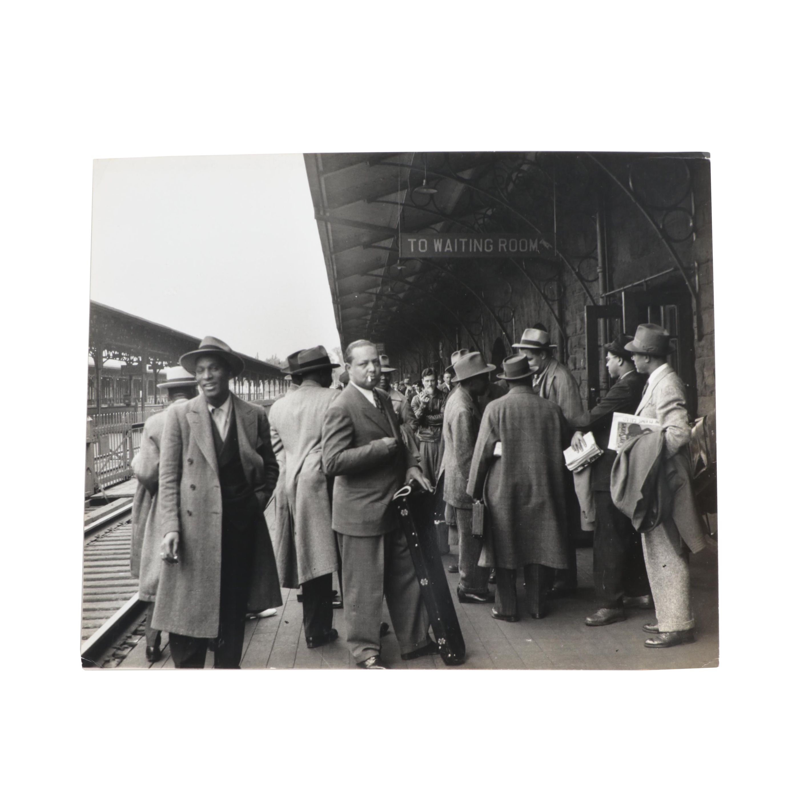 Gelatin-Silver Photograph of the Cab Calloway Band from Jack Bradley Collection