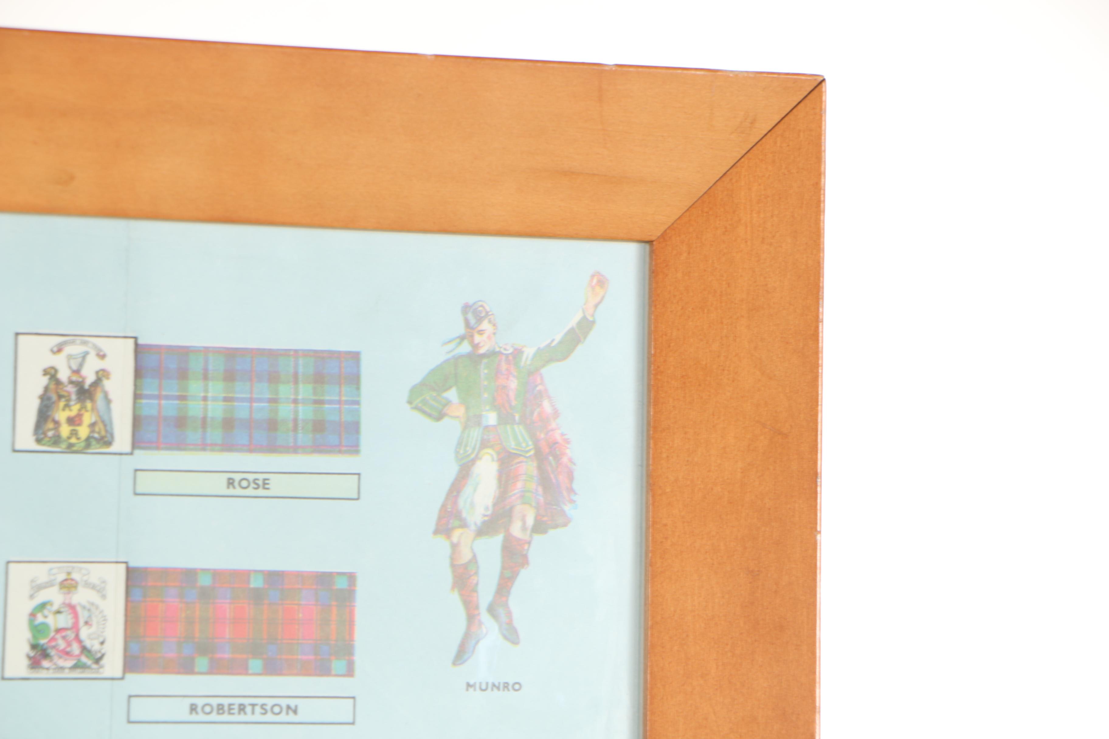 Mid 20th Century Map "Johnston's Clan Map of the Scottish Highlands"