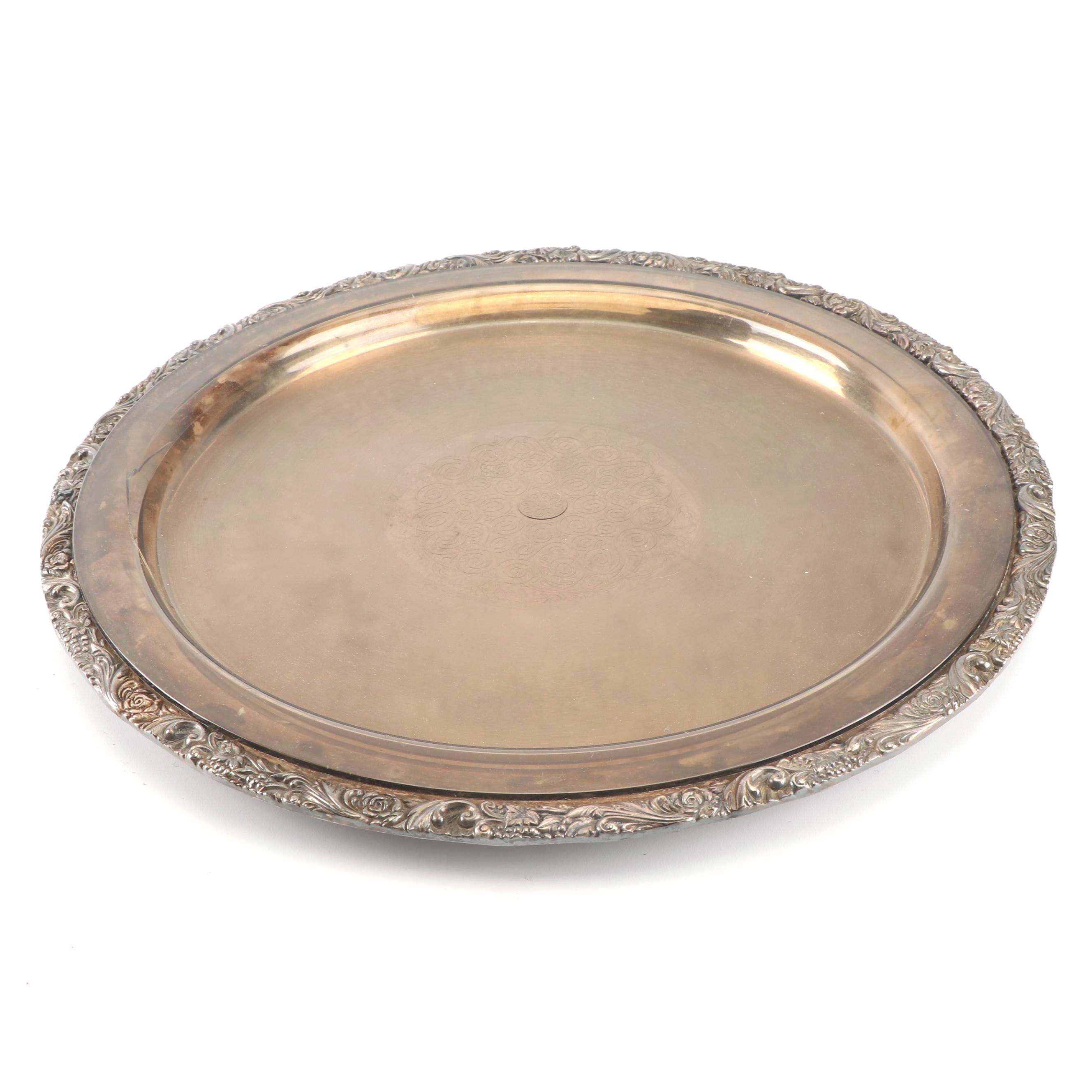 Webster-Wilcox Silver Plate Serving Tray