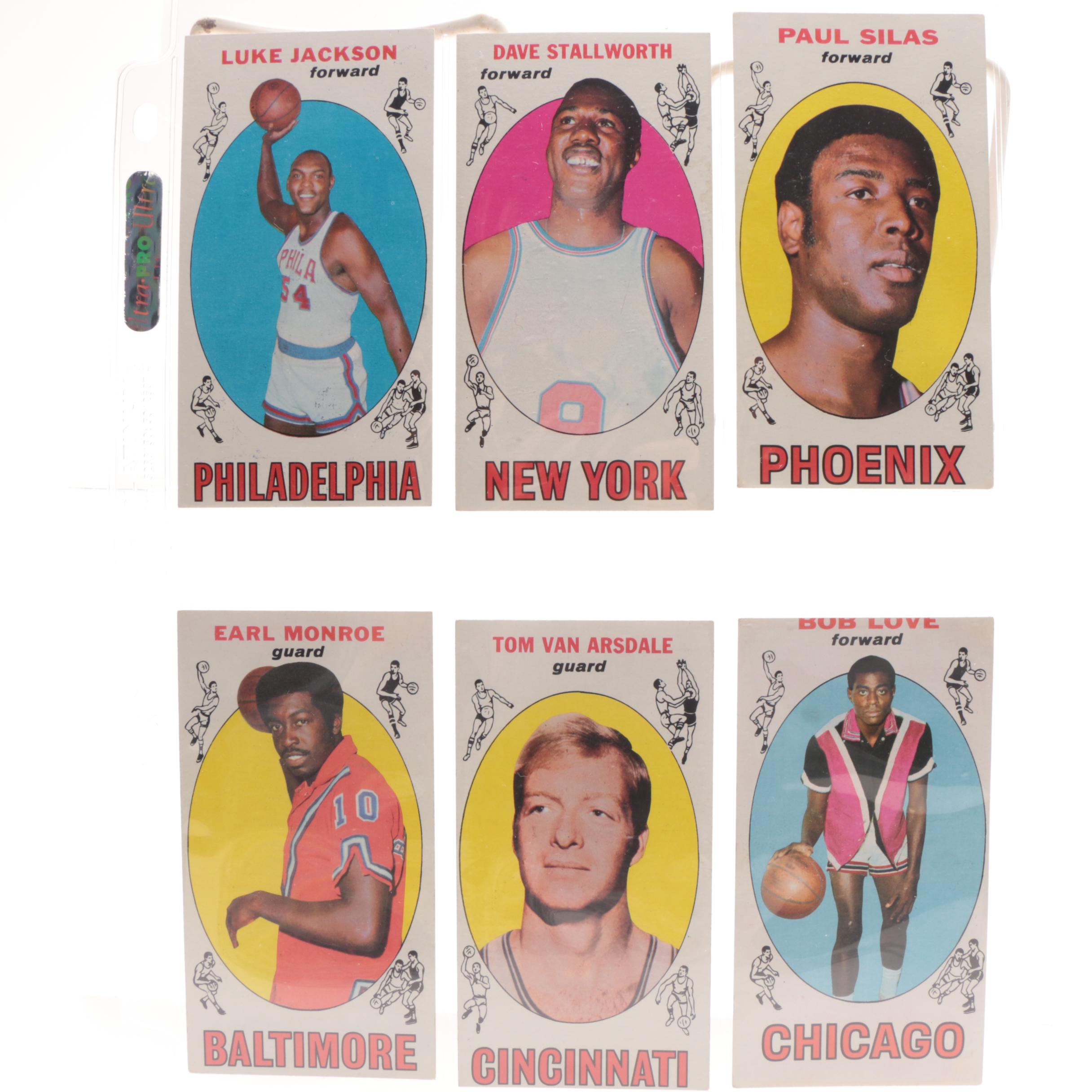 1970 Topps NBA Basketball Cards With Jerry West