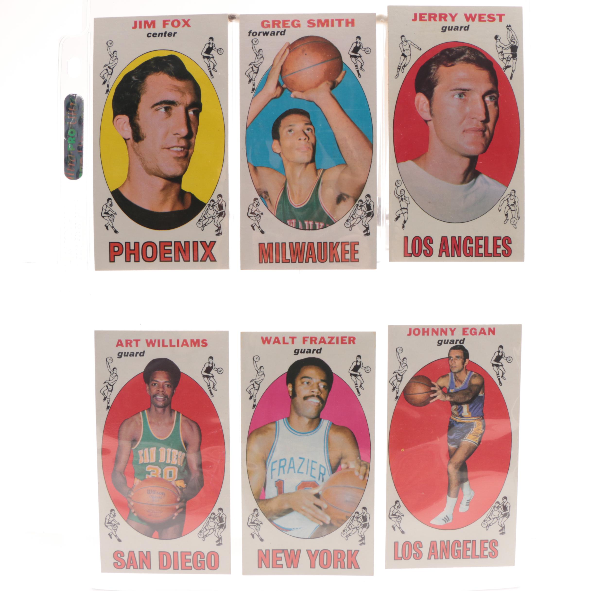 1970 Topps NBA Basketball Cards With Jerry West