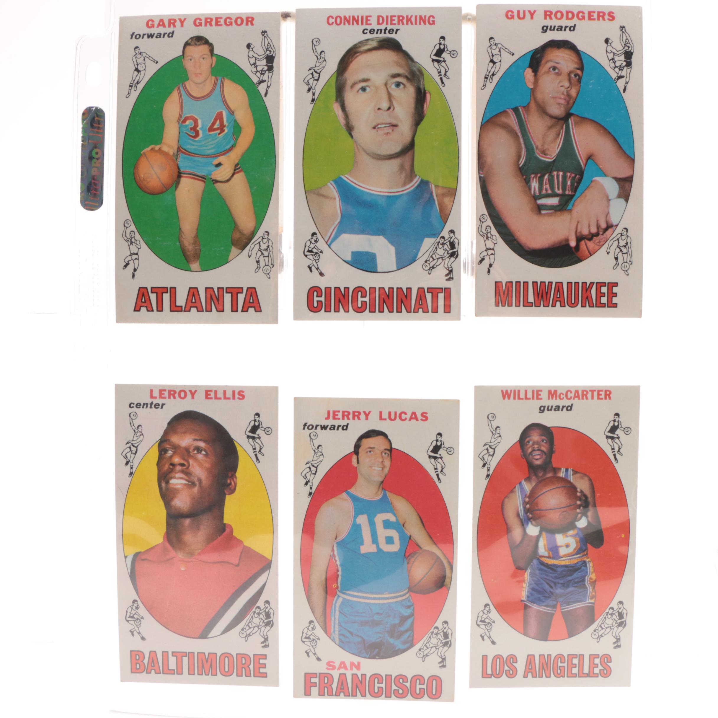 1970 Topps NBA Basketball Cards With Jerry West