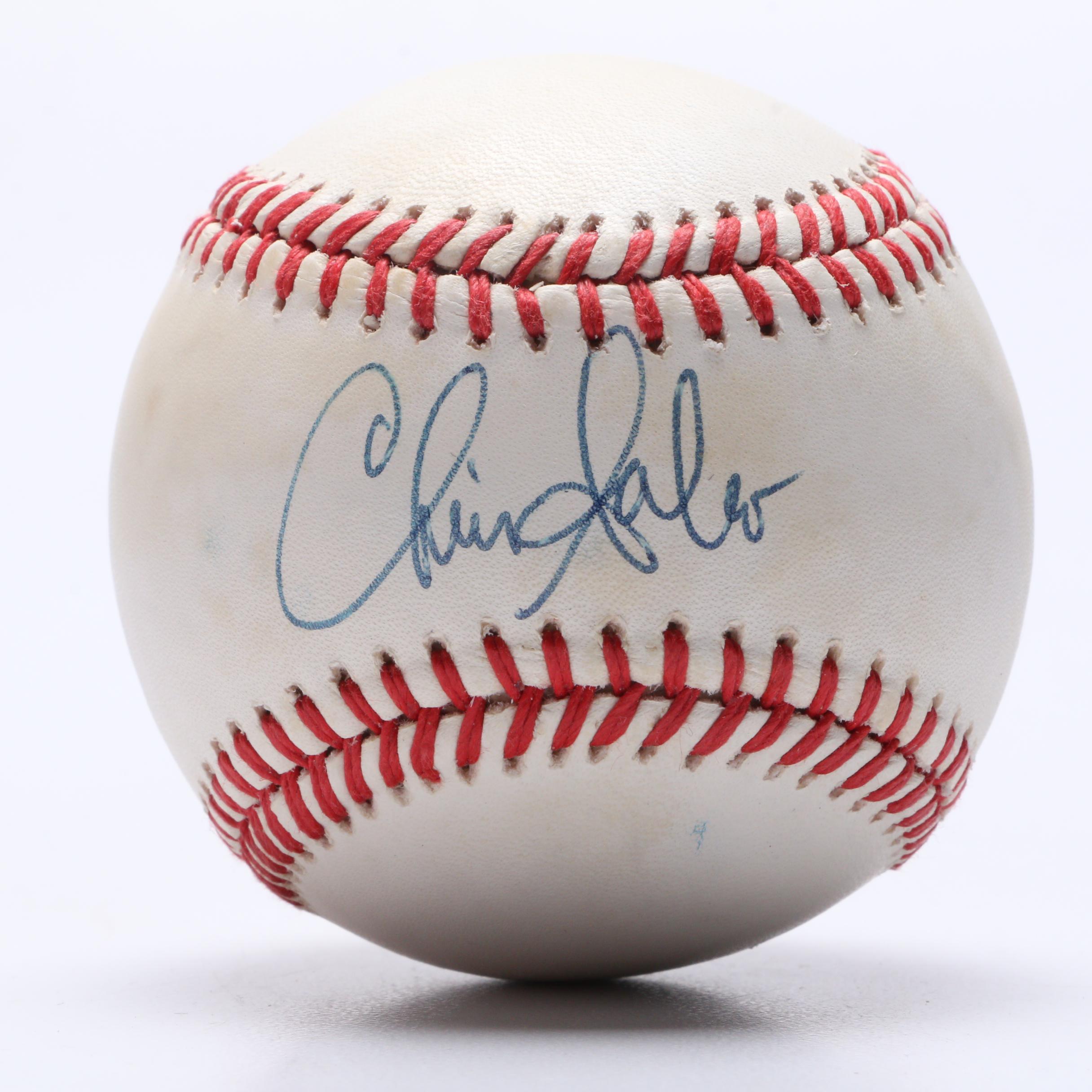 Chris Sabo and Jose Rijo Signed Baseballs  COAs