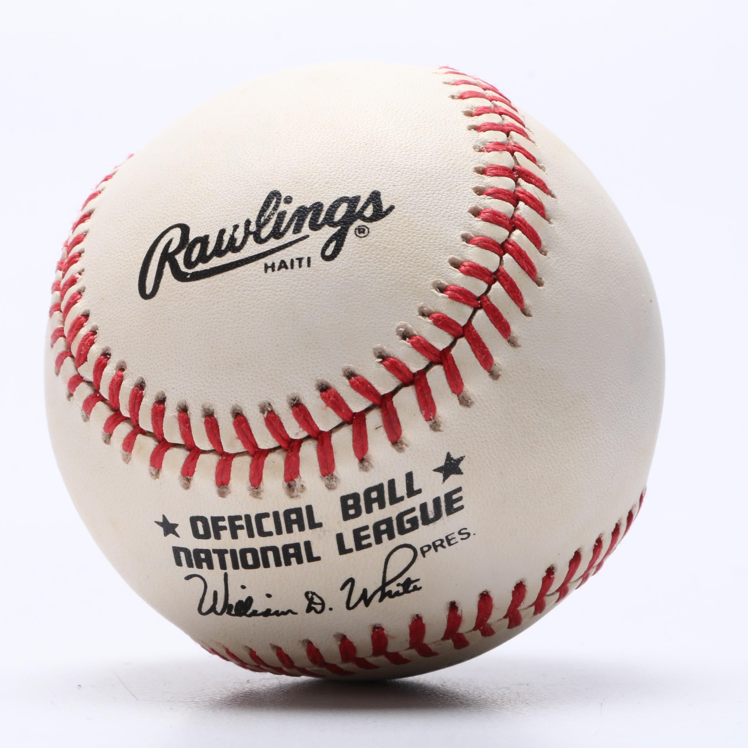 Chris Sabo and Jose Rijo Signed Baseballs  COAs