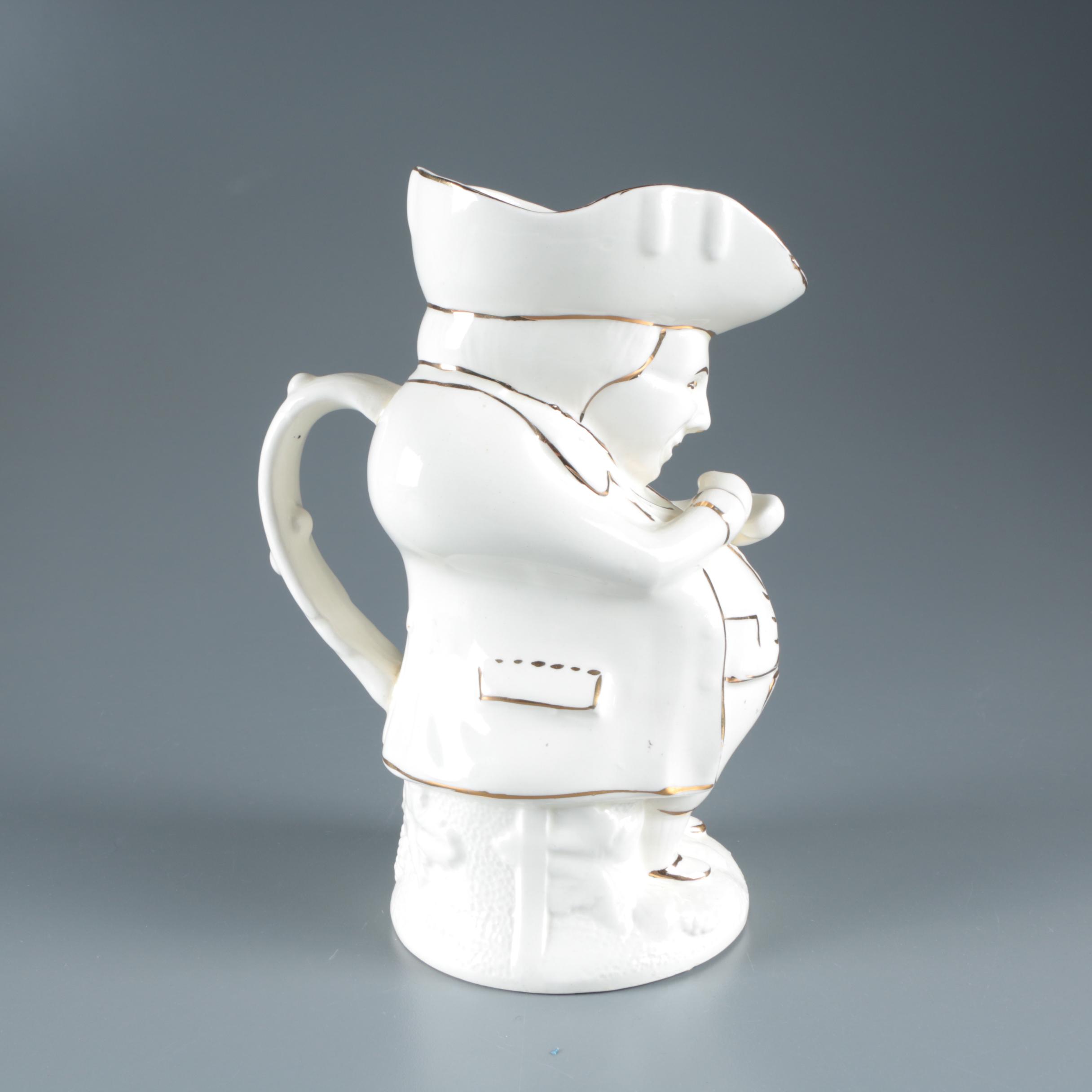 English Toby Ceramic Jug