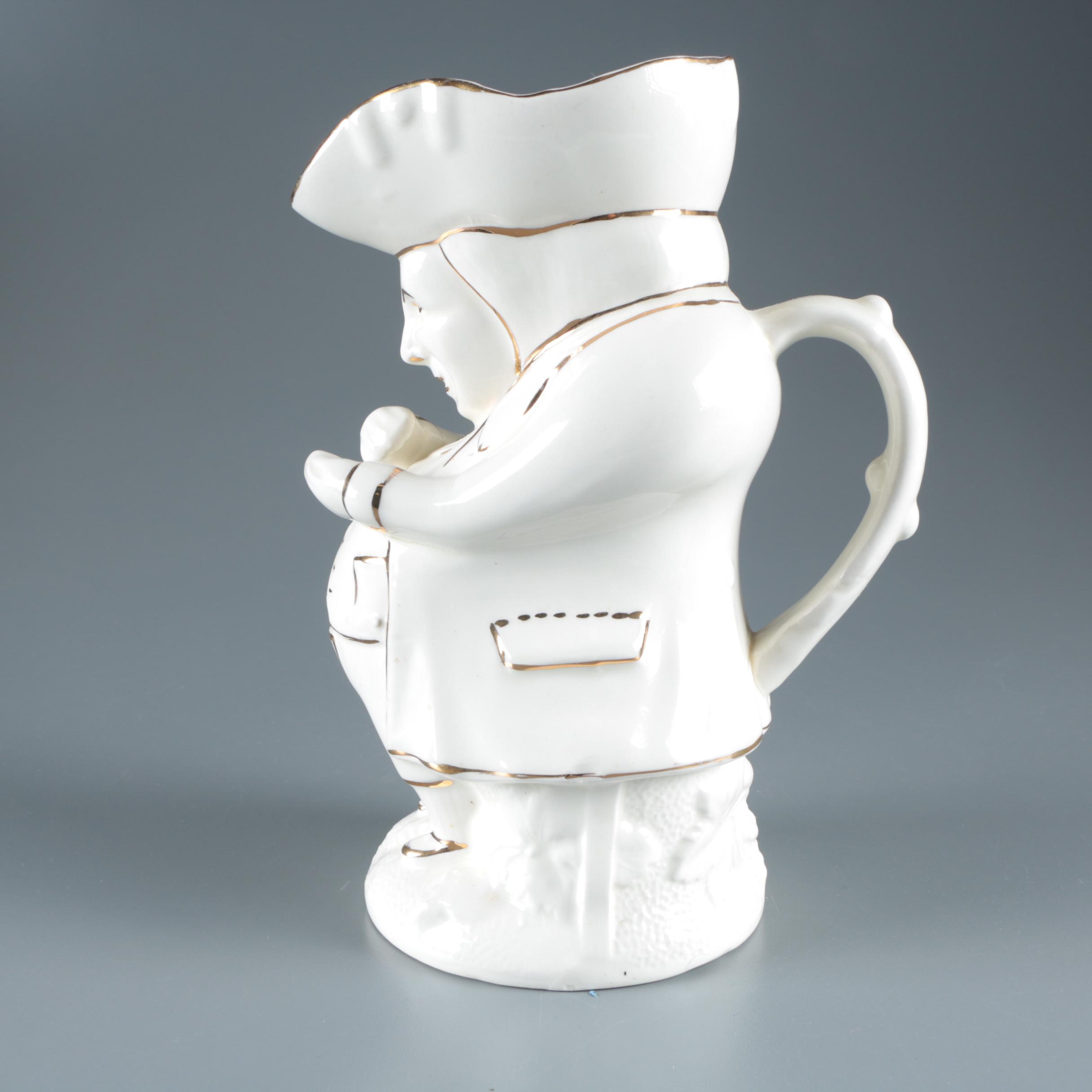English Toby Ceramic Jug