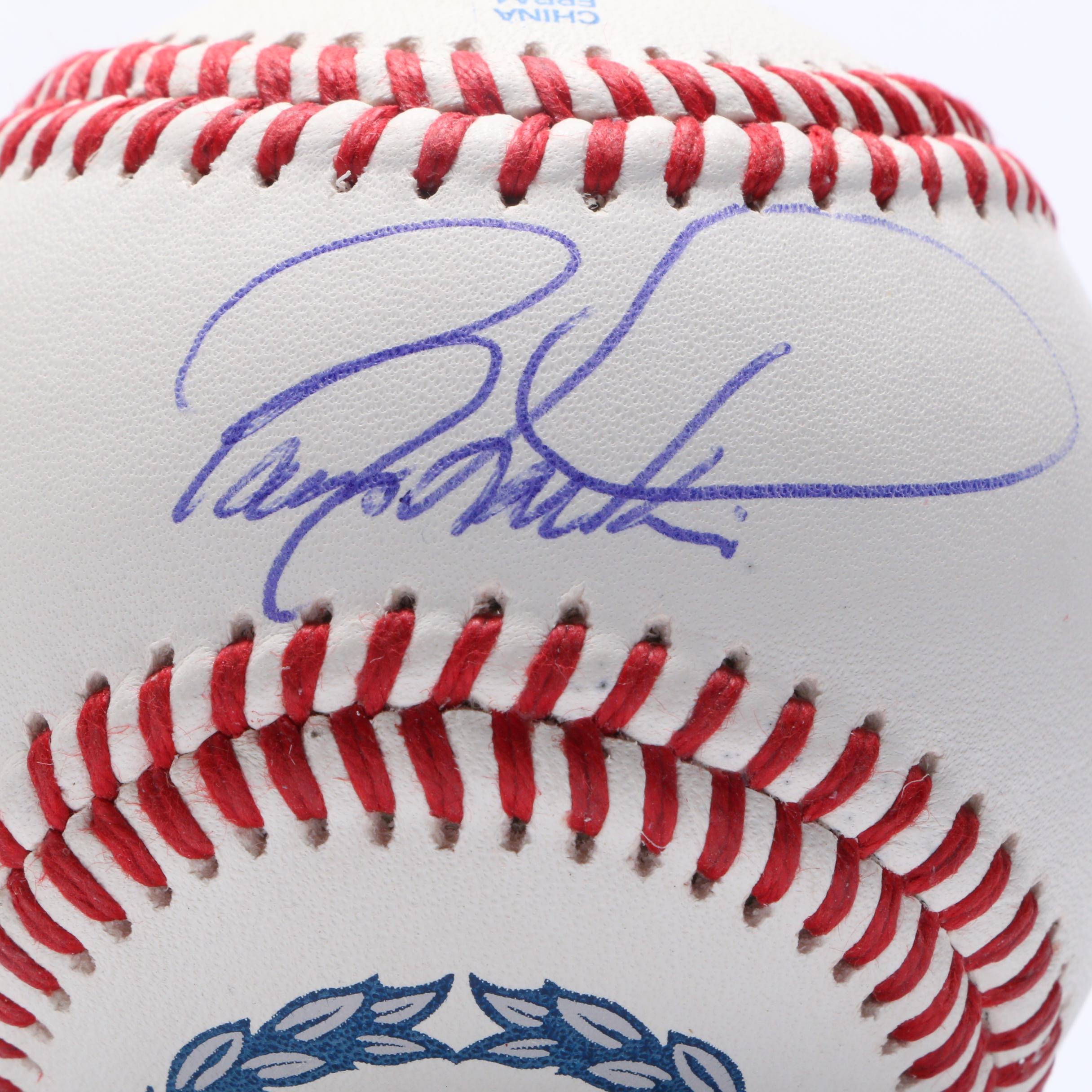 Barry Larkin Cincinnati Reds Signed Rawlings Baseball