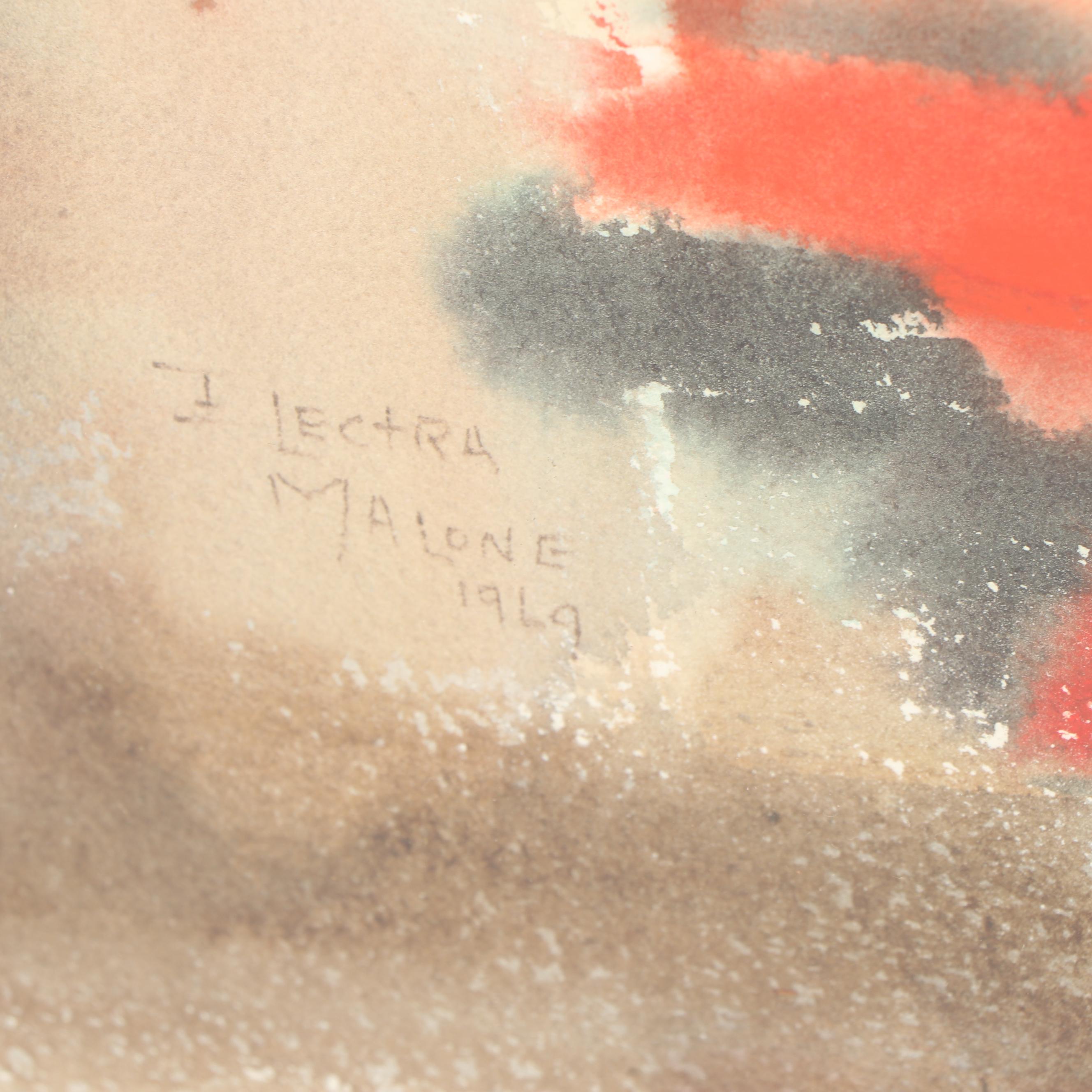 Electra Malone Watercolor Painting "Firebird #1"