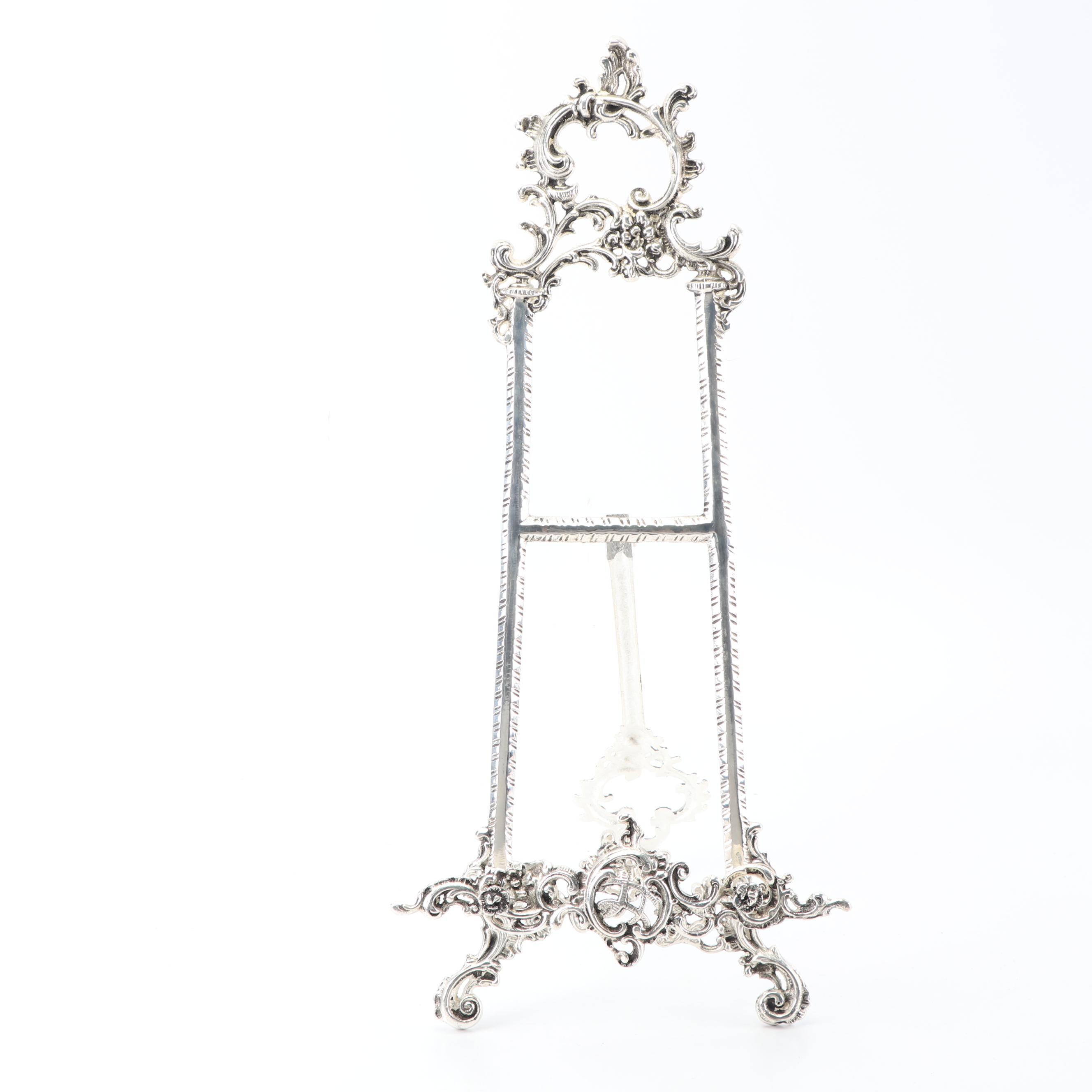 Ornate Metallic Picture Easels