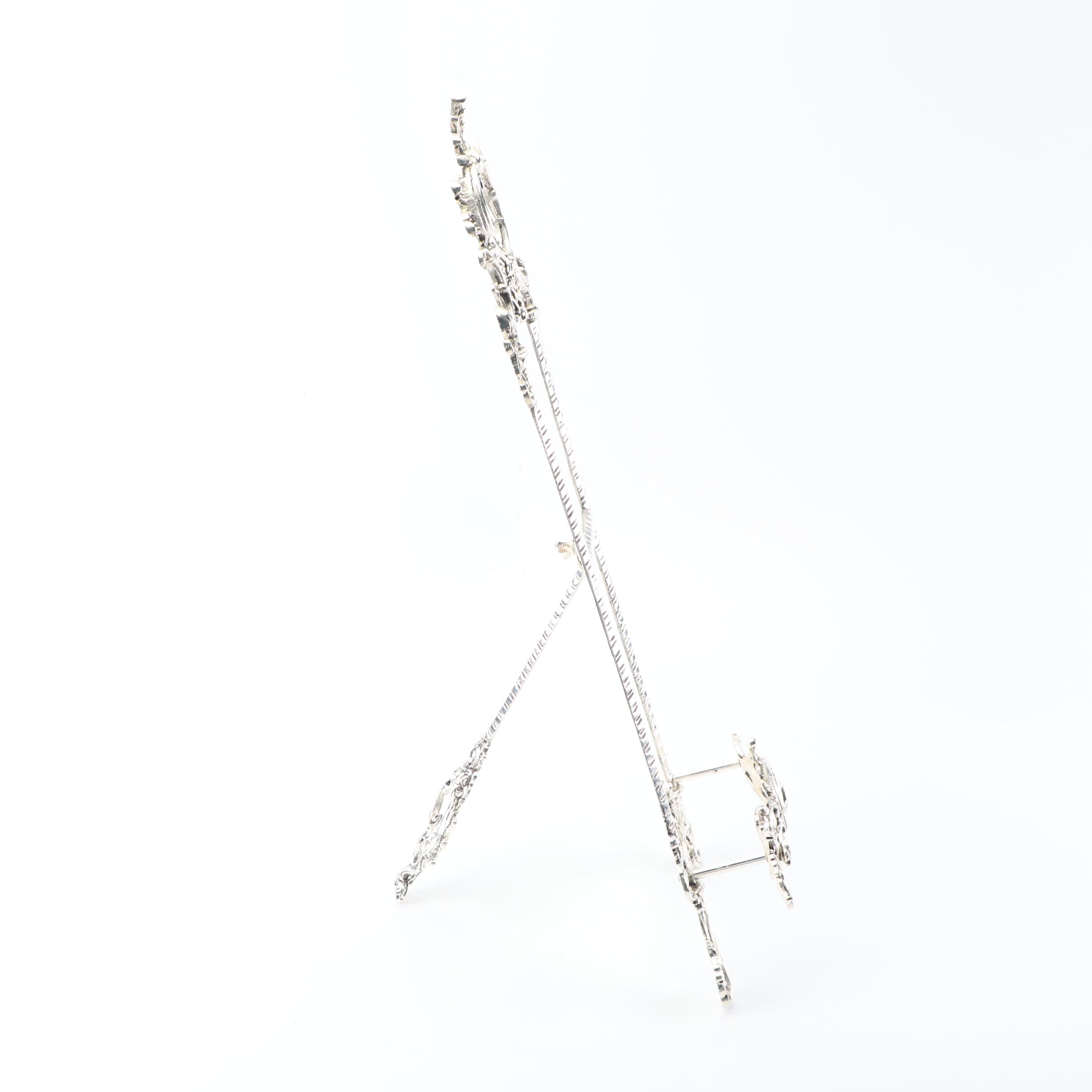 Ornate Metallic Picture Easels