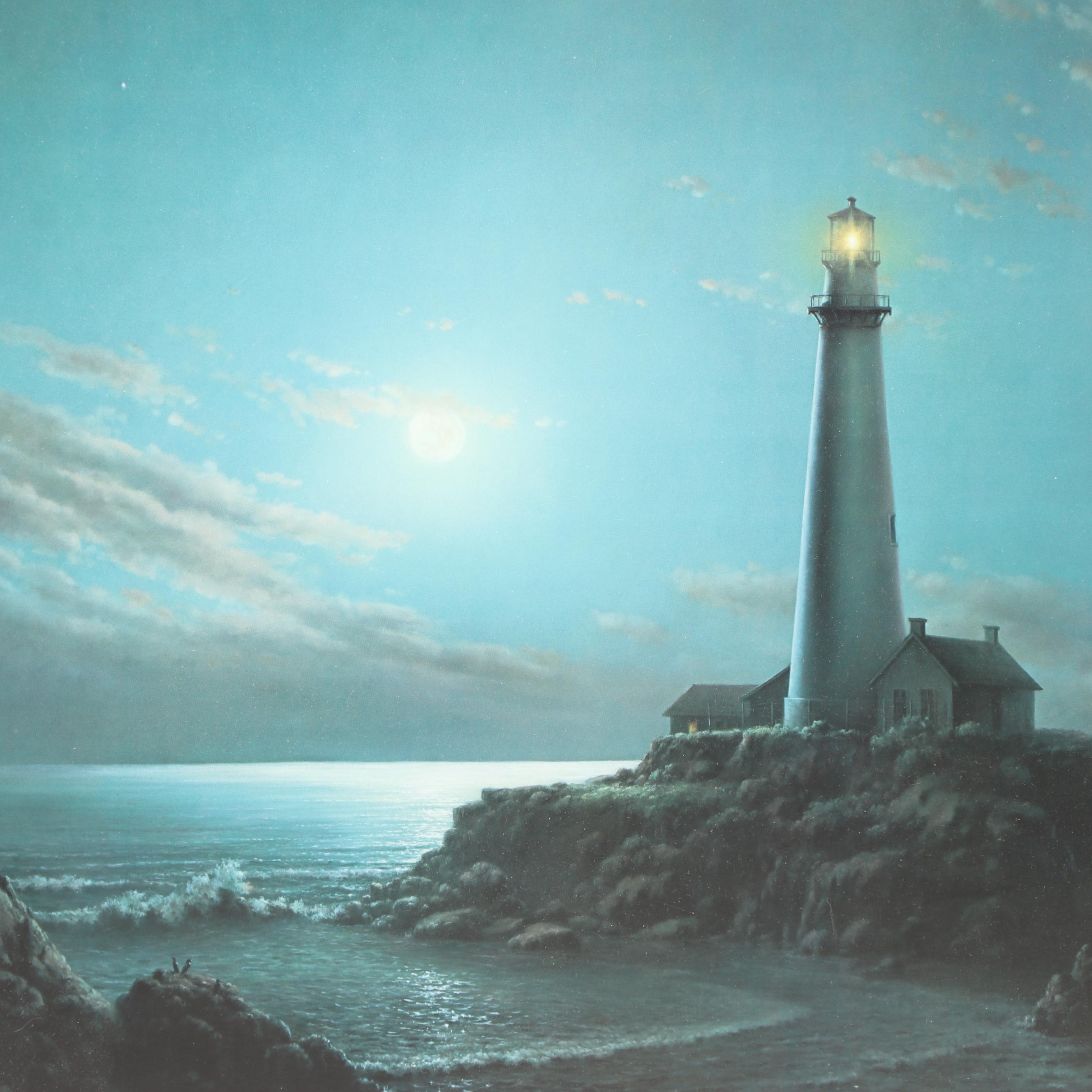 Dalhart Windberg Offset Lithograph "Nightlong Sentinels"