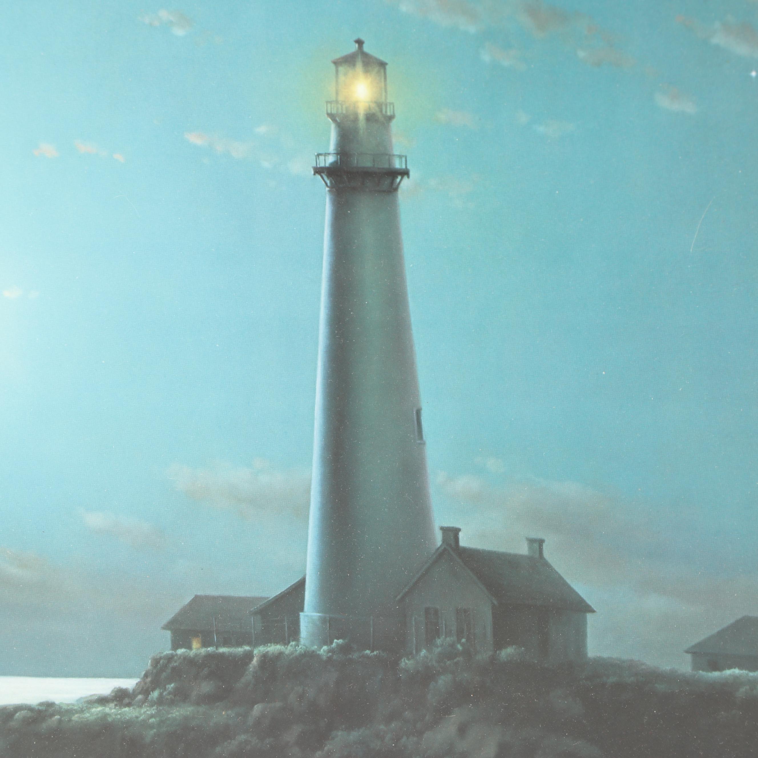 Dalhart Windberg Offset Lithograph "Nightlong Sentinels"