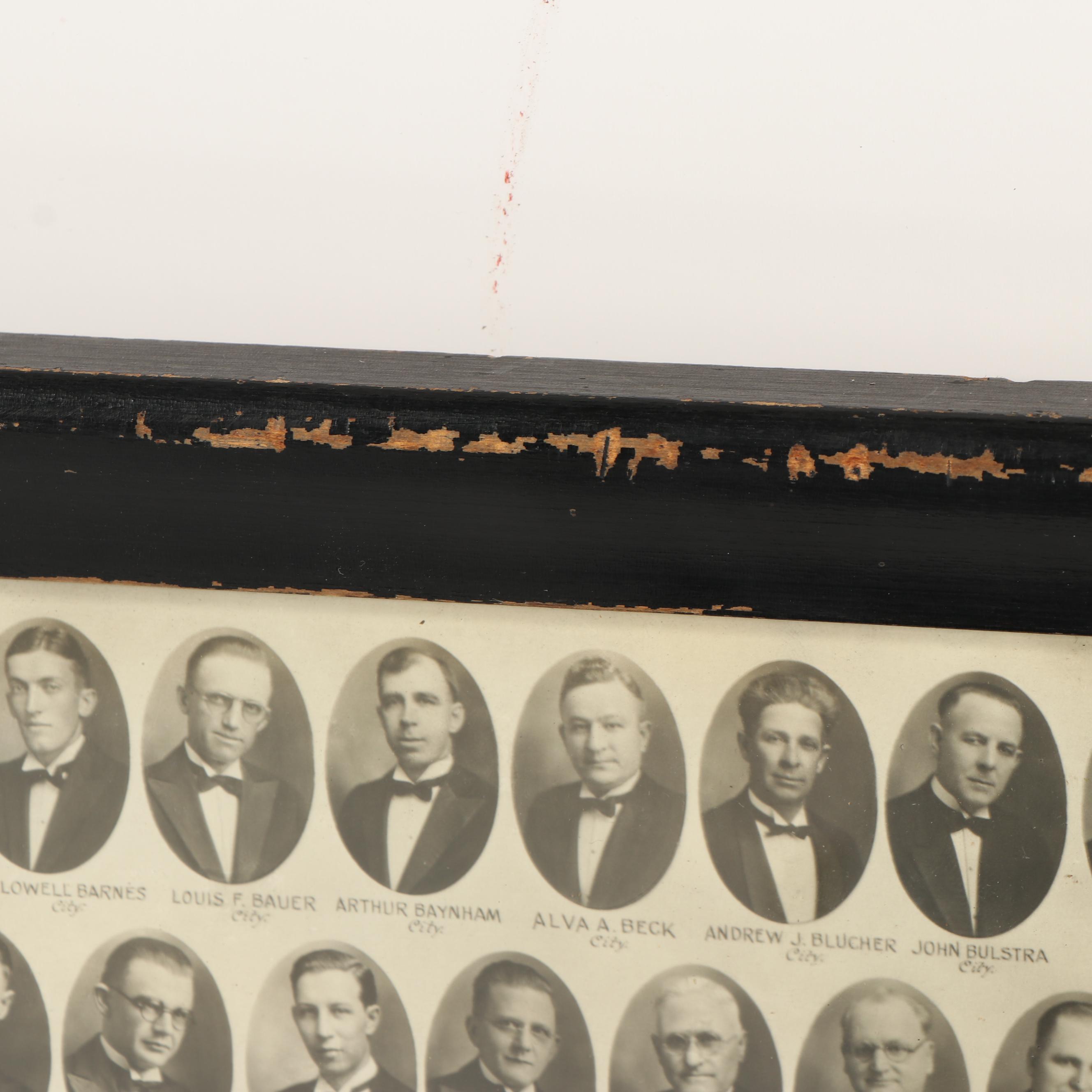 1930 "Ancient Accepted Scottish Rite" 65th Annual Convocation Class Photograph