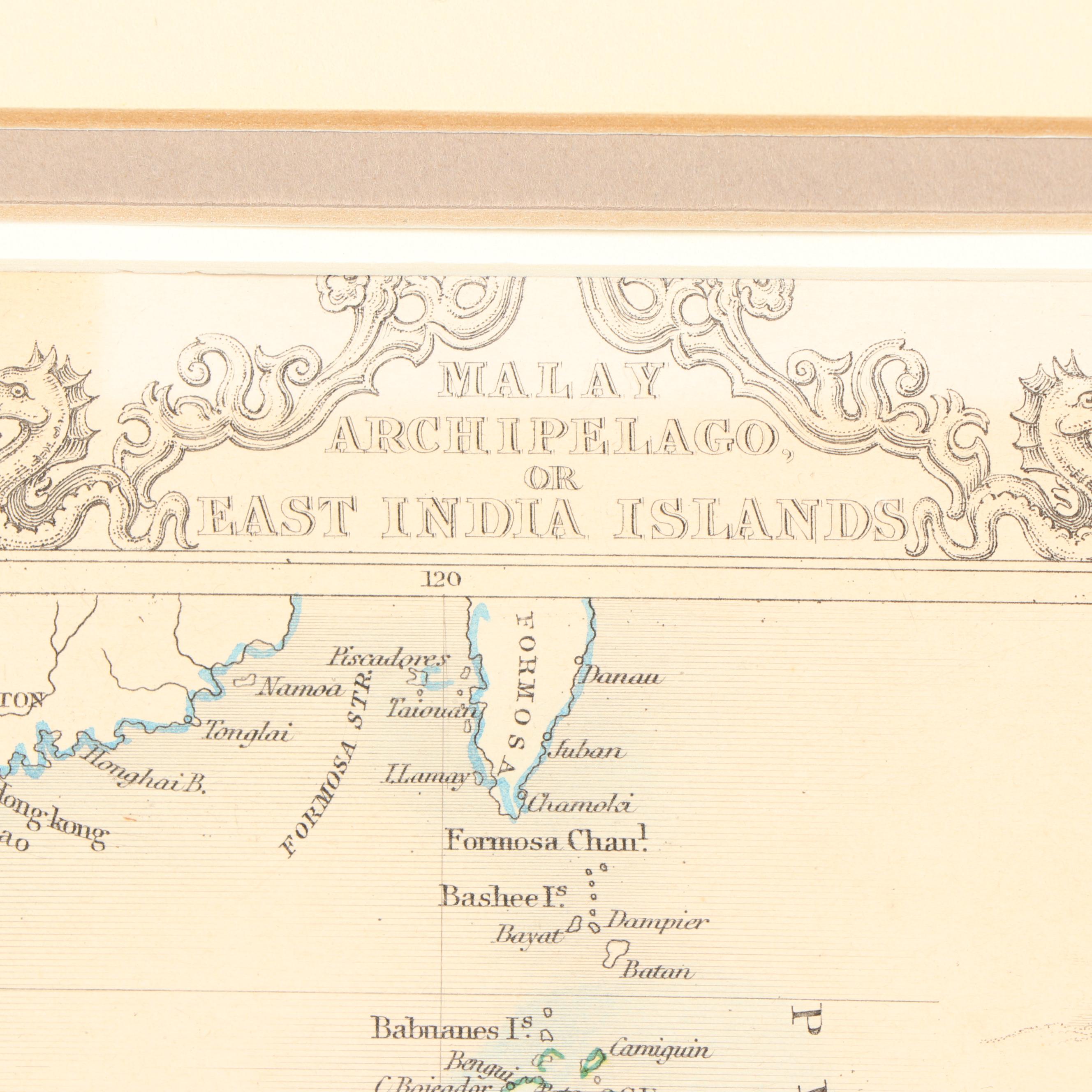 Antique 1852  John Tallis Map "Malay Archipelago"