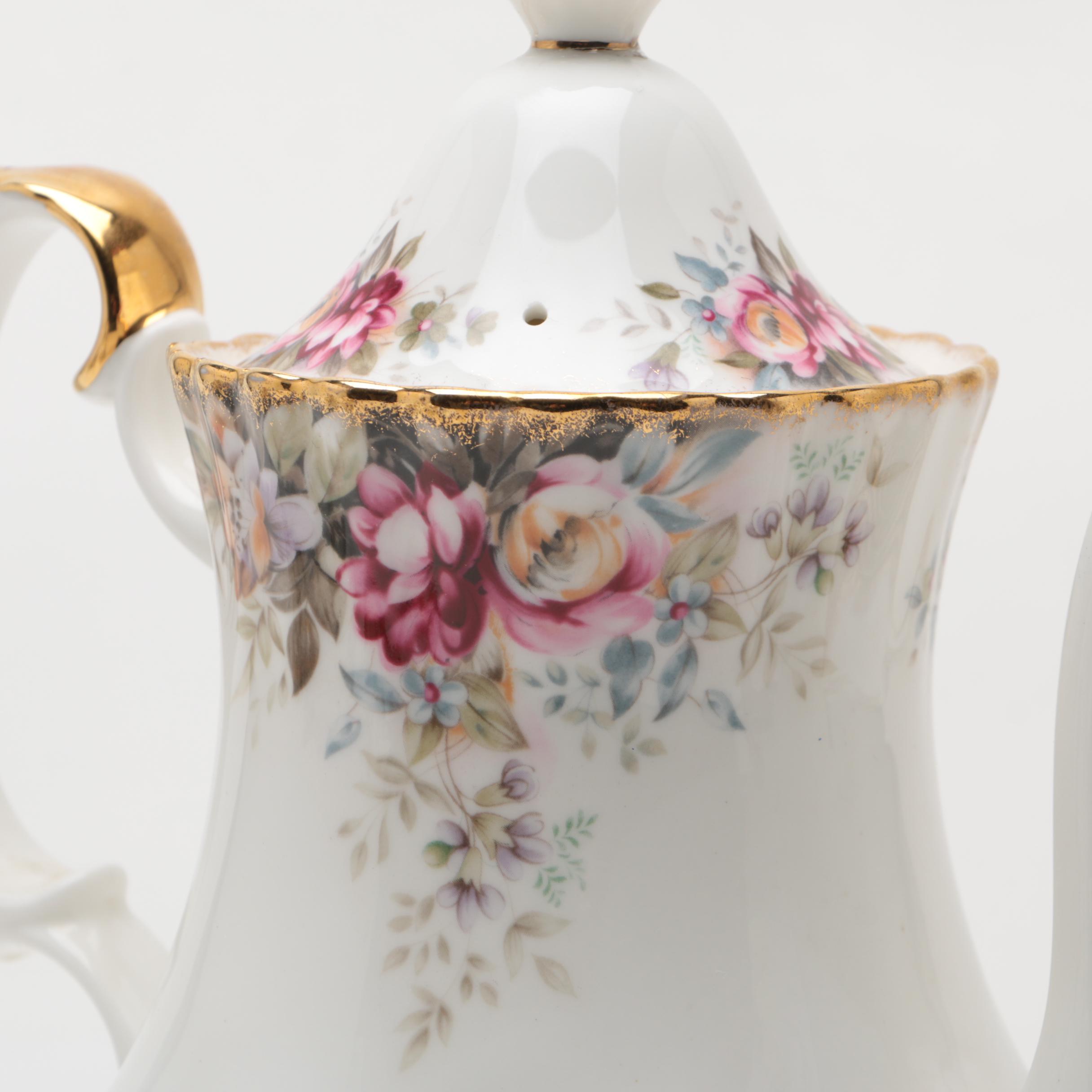 English Royal Albert "Autumn Roses" Bone China Tableware