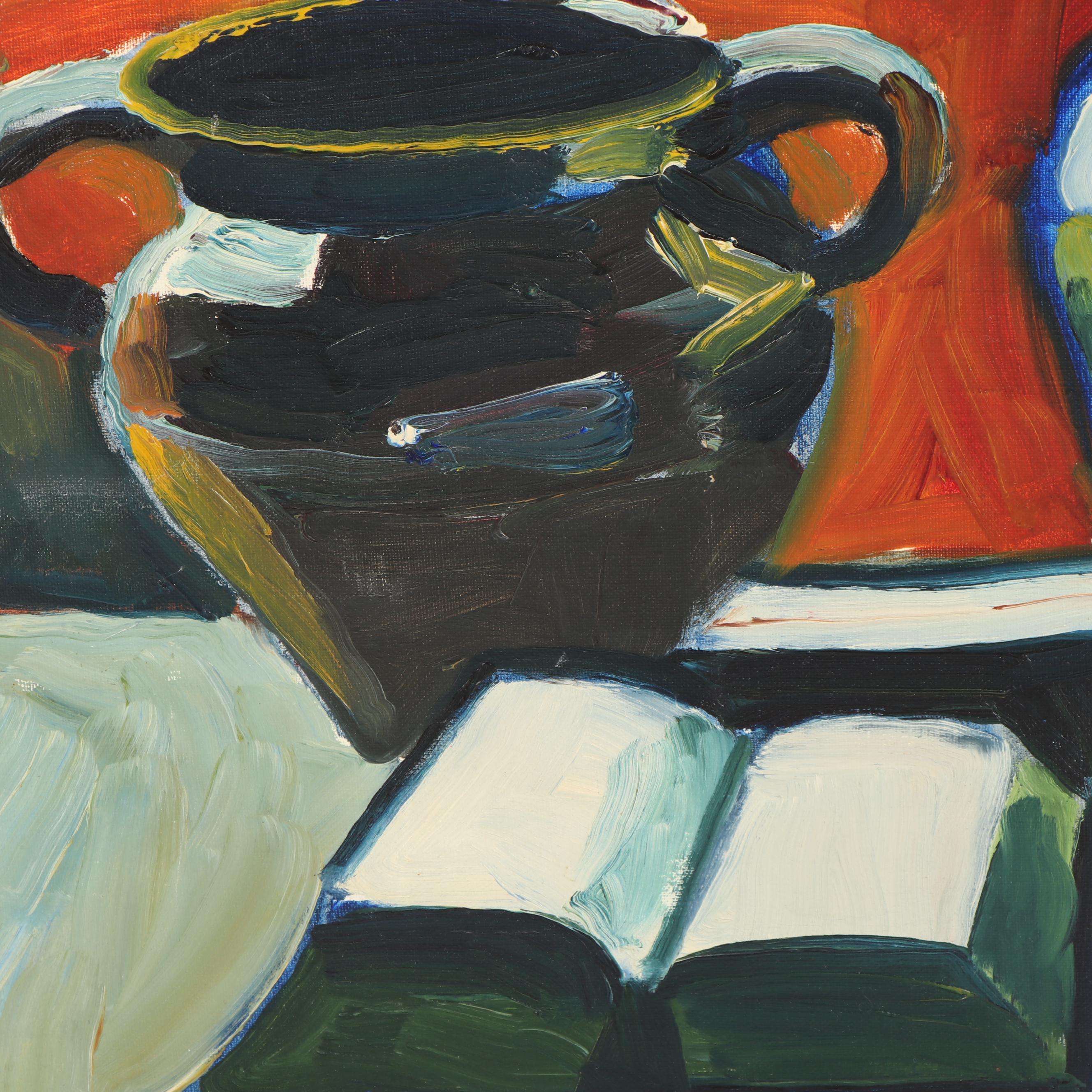 Eyvind Olesen 1961 Still Life Oil Painting