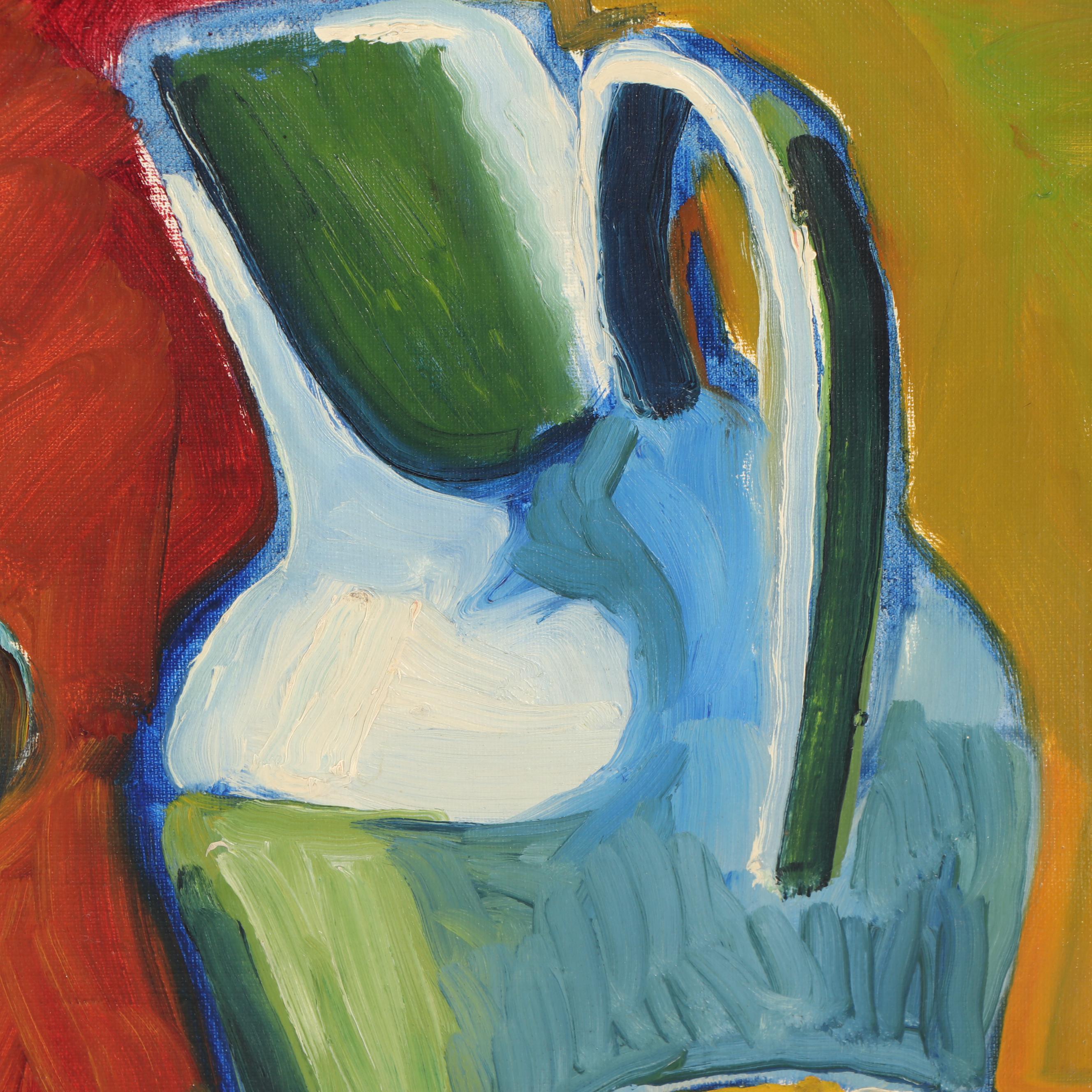 Eyvind Olesen 1961 Still Life Oil Painting