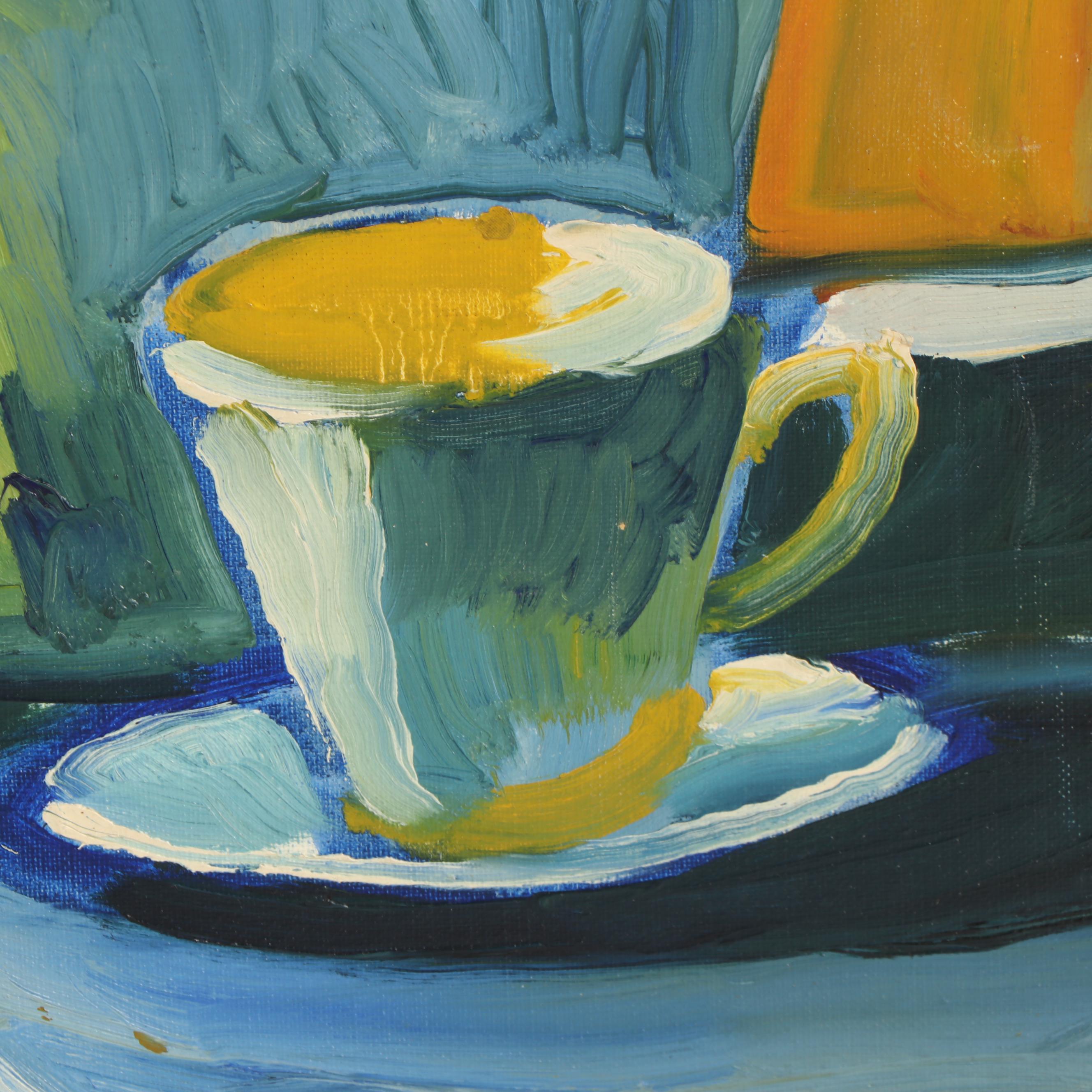 Eyvind Olesen 1961 Still Life Oil Painting