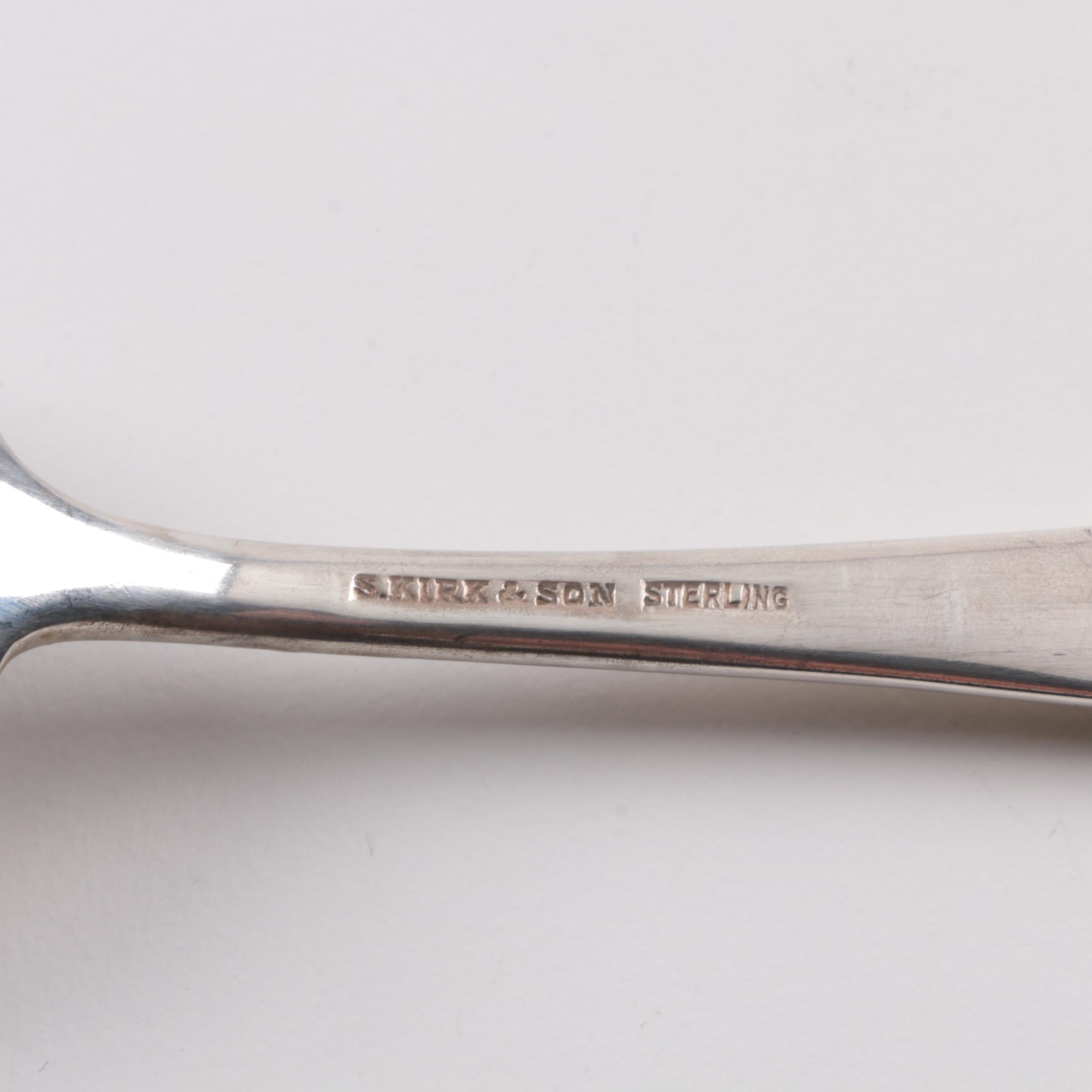 Kirk & Son "Repoussé" Sterling Silver Flatware Service for Twelve