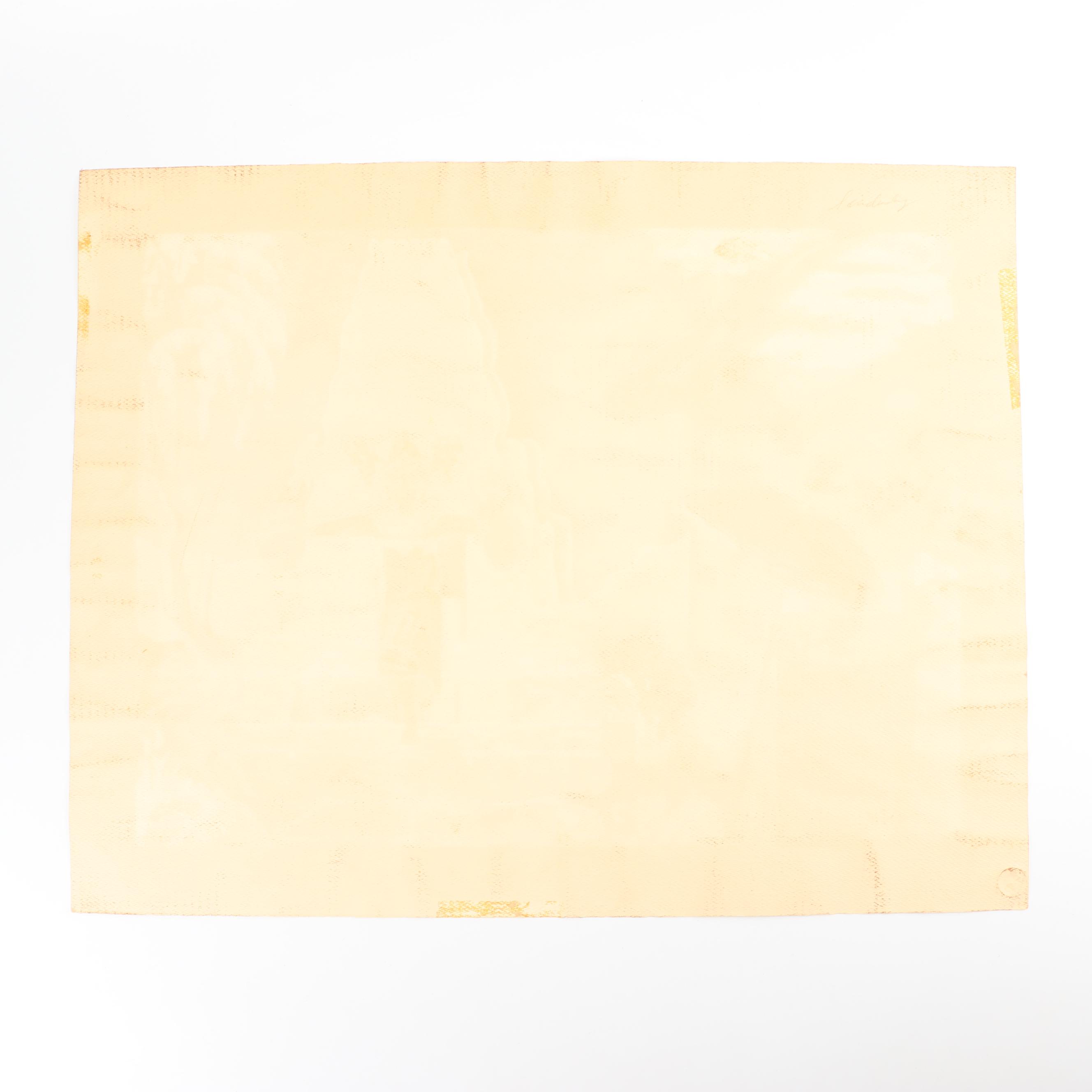 S. Jahnke Watercolor and Gouache Painting of Thai Dancers