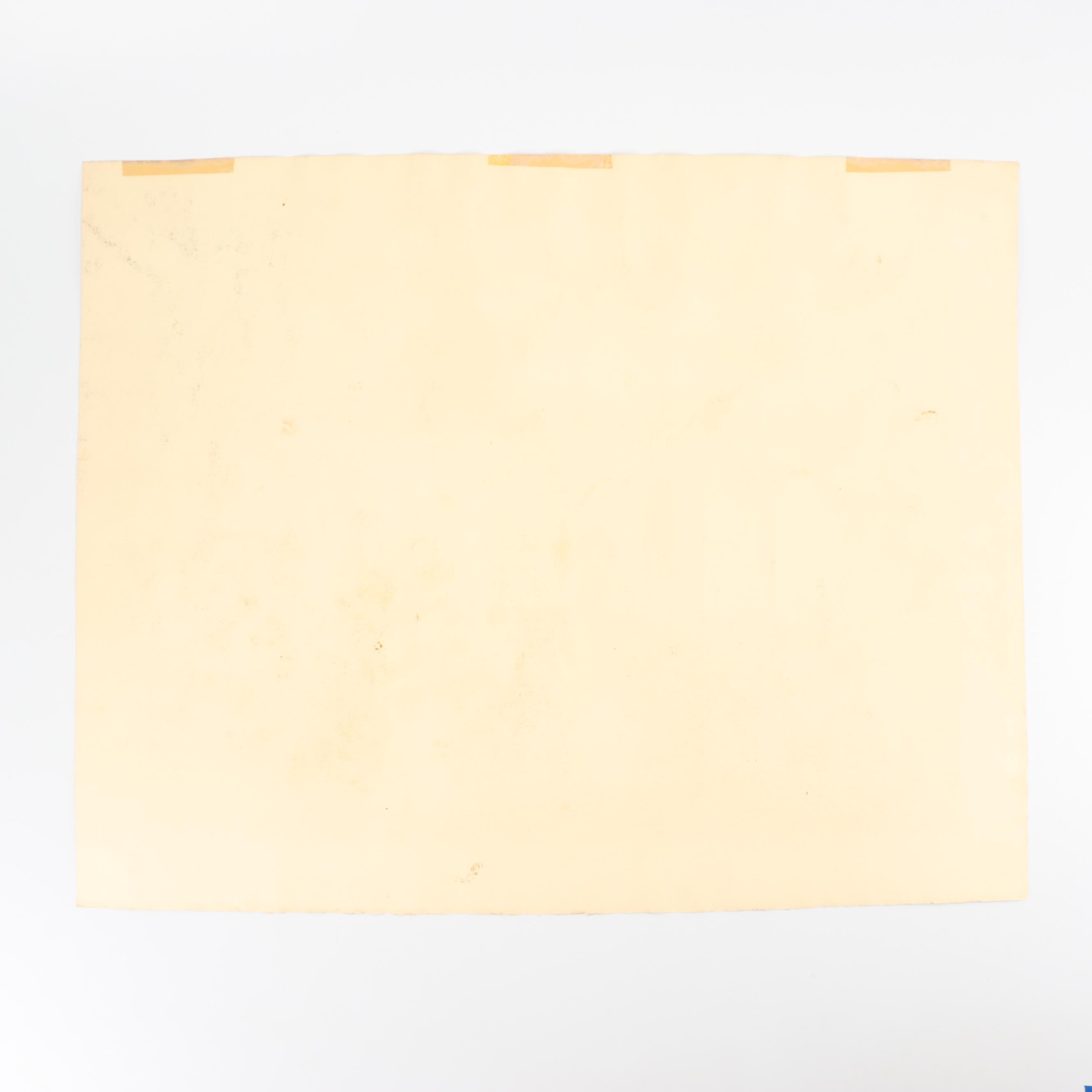 S. Jahnke Watercolor and Gouache Painting of Thai Dancers