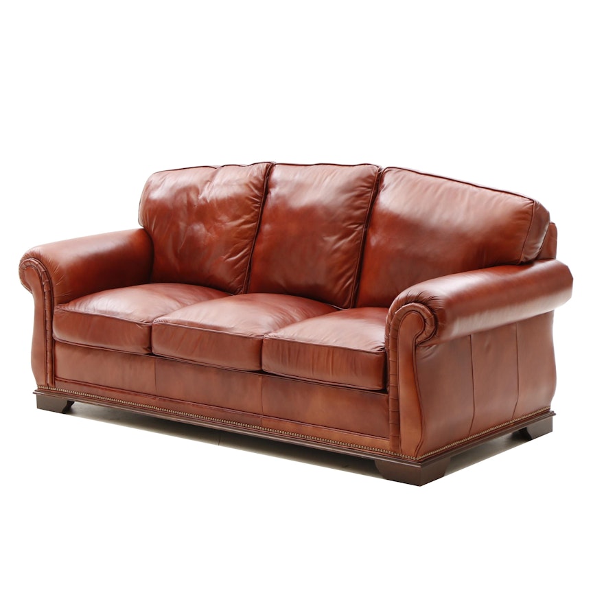 Contemporary Leather Sofa by Classic Leather Inc.