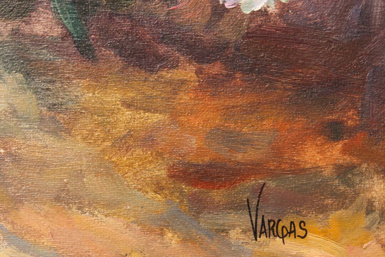 Vargas Floral Still Life Oil Painting