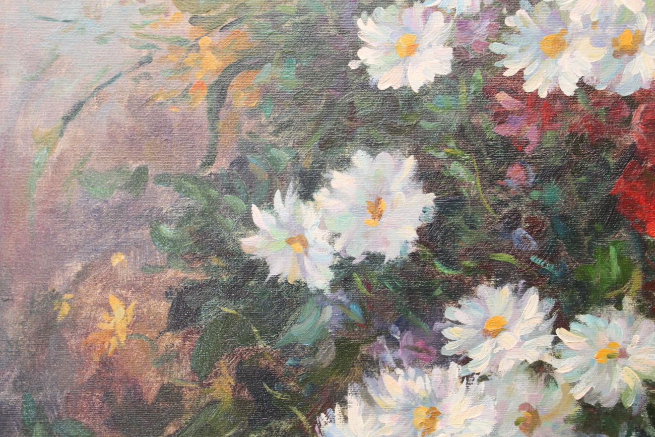 Vargas Floral Still Life Oil Painting