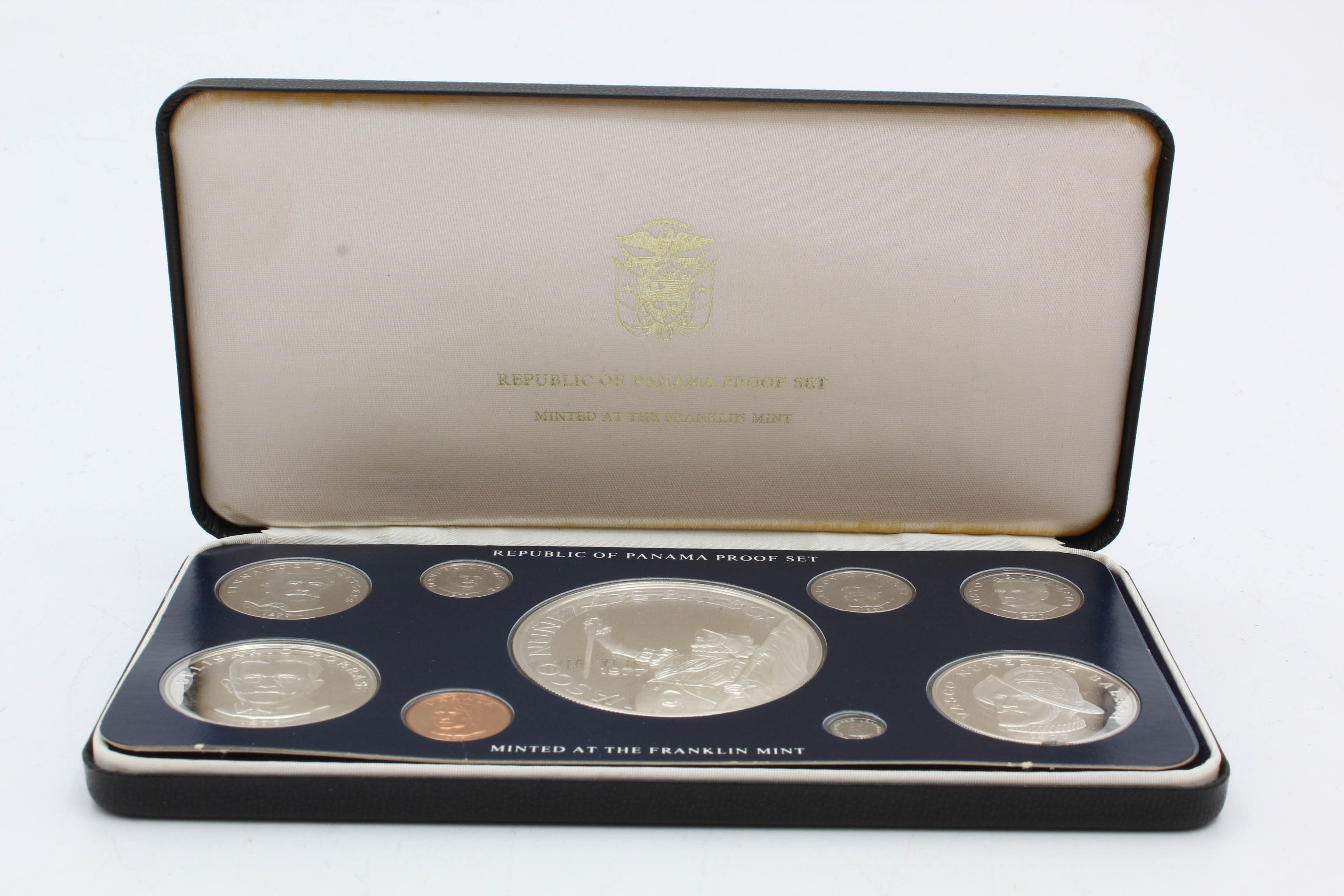 1978 Republic of Panama Proof Coin Set, Including Silver Coins