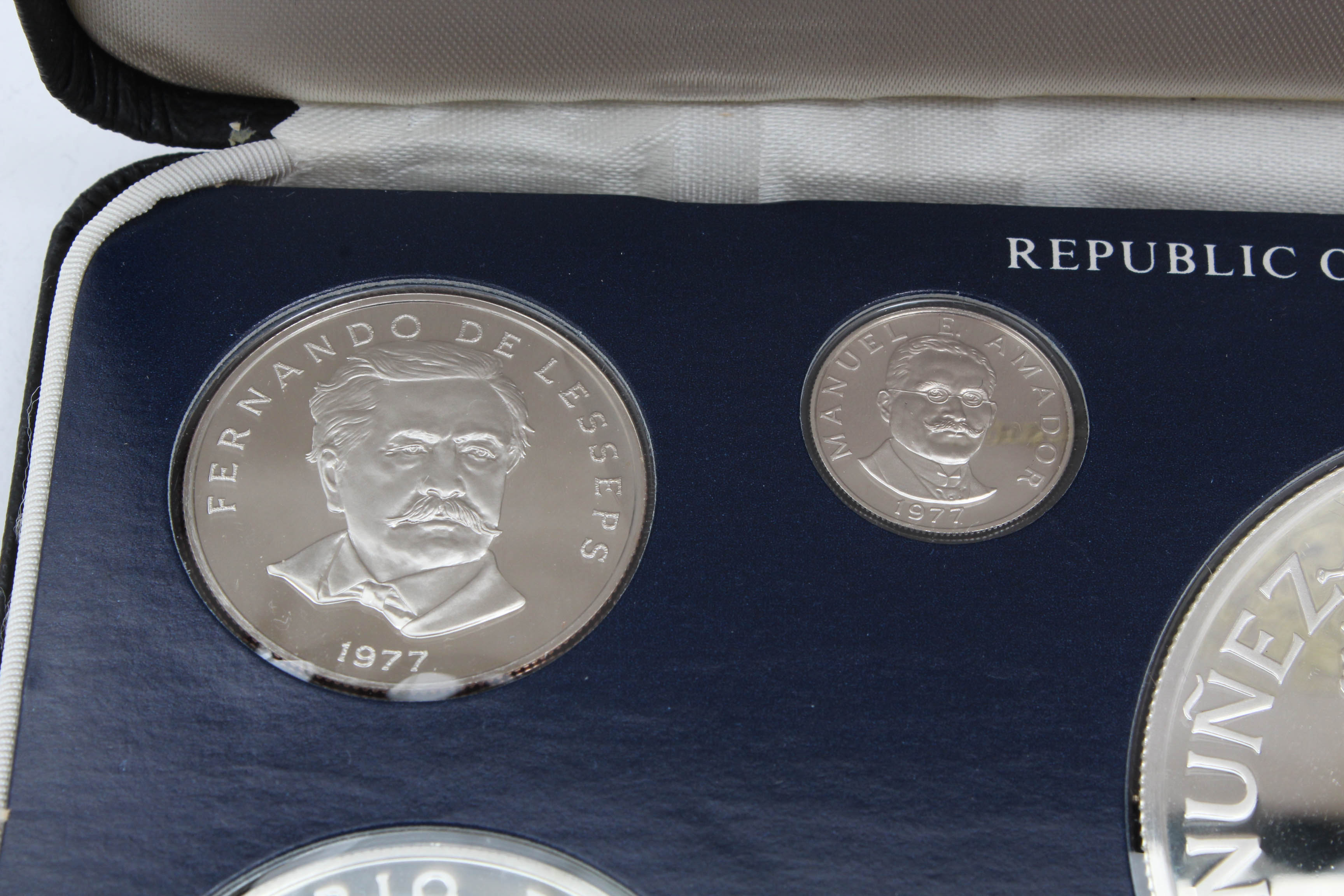 1978 Republic of Panama Proof Coin Set, Including Silver Coins
