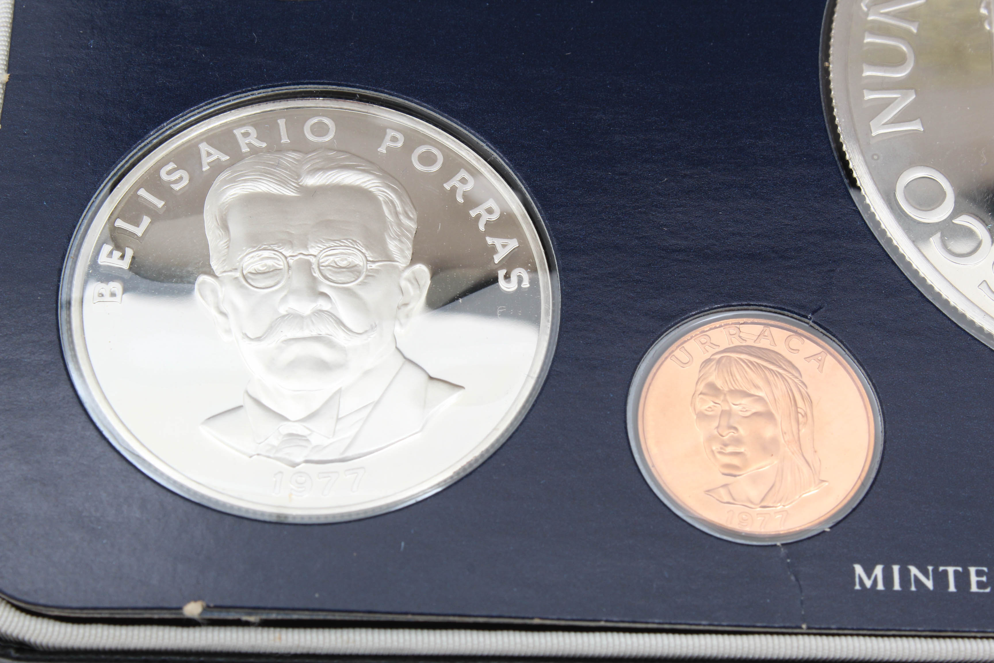 1978 Republic of Panama Proof Coin Set, Including Silver Coins