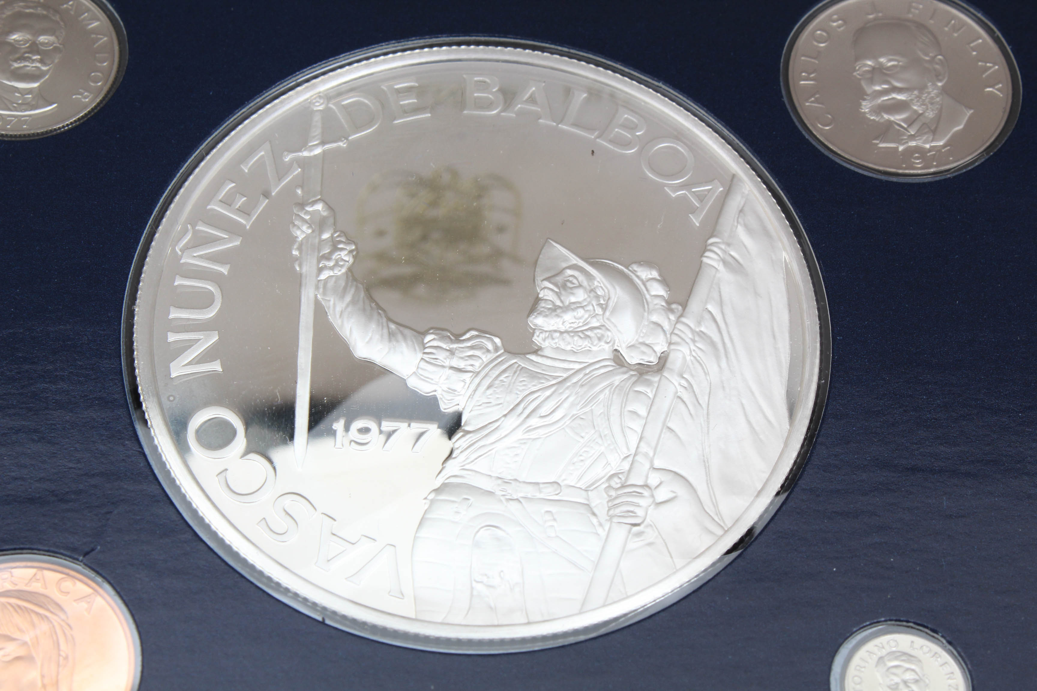 1978 Republic of Panama Proof Coin Set, Including Silver Coins