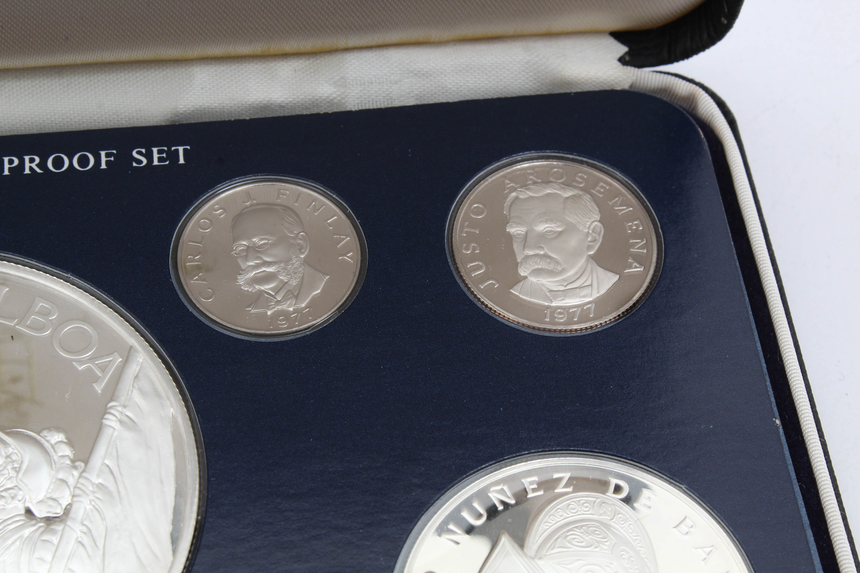 1978 Republic of Panama Proof Coin Set, Including Silver Coins