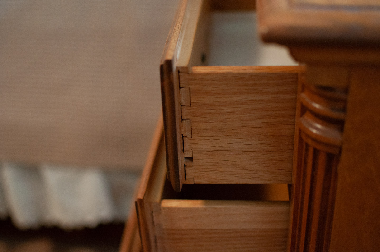 Federal Style Maple Dresser and Night Stand by Kling Furniture