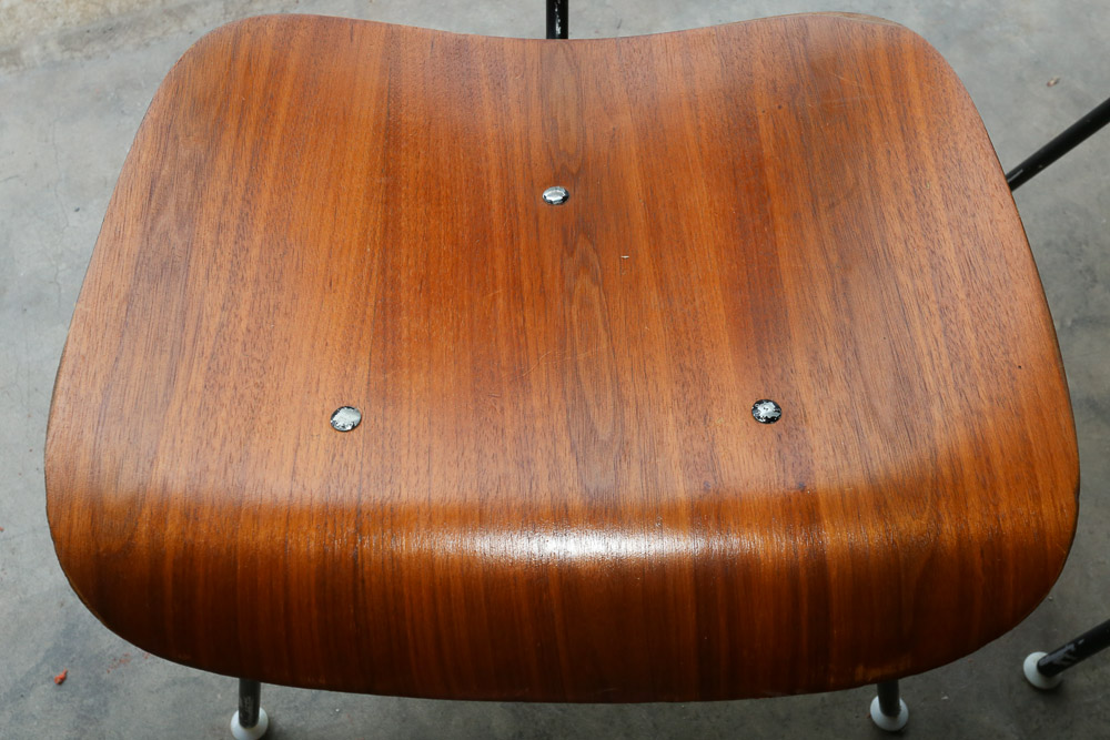 "Eames Molded Plywood Dining Chair" Bent Plywood Chairs, Mid-20th Century