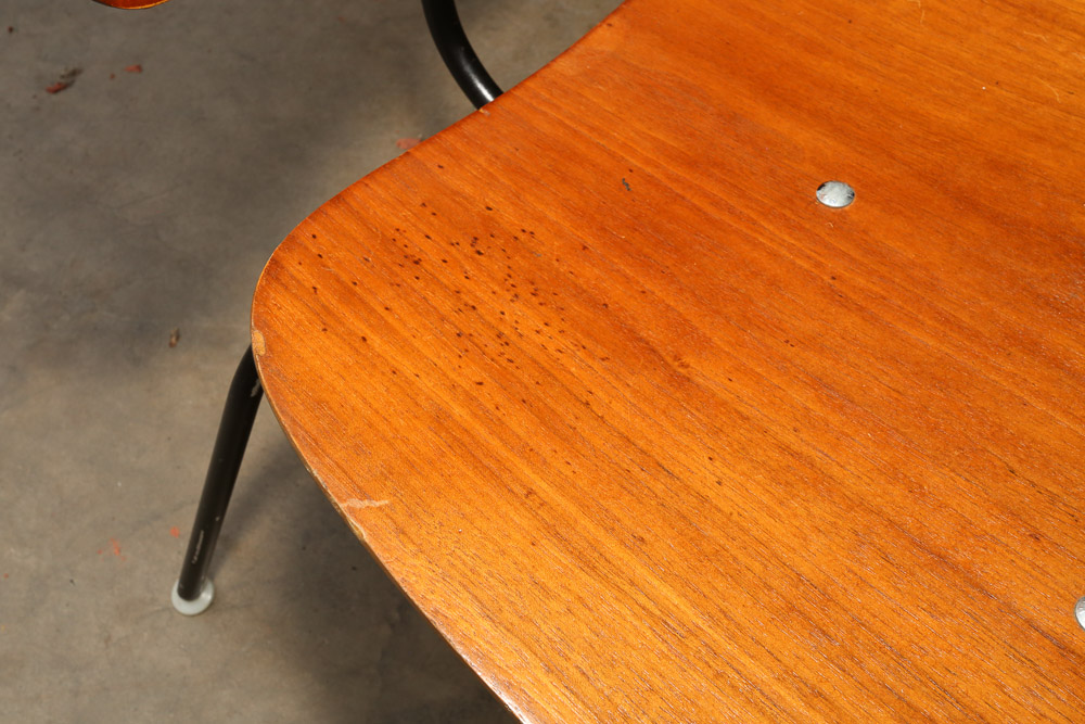 "Eames Molded Plywood Dining Chair" Bent Plywood Chairs, Mid-20th Century