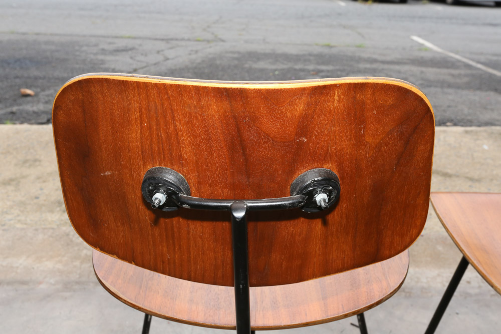 "Eames Molded Plywood Dining Chair" Bent Plywood Chairs, Mid-20th Century