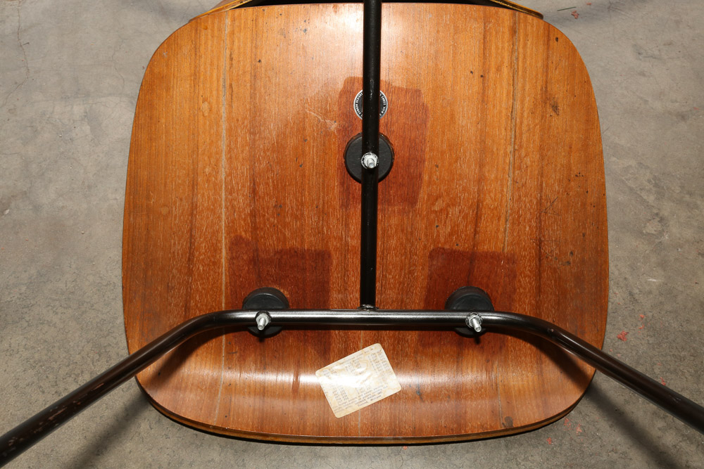 "Eames Molded Plywood Dining Chair" Bent Plywood Chairs, Mid-20th Century