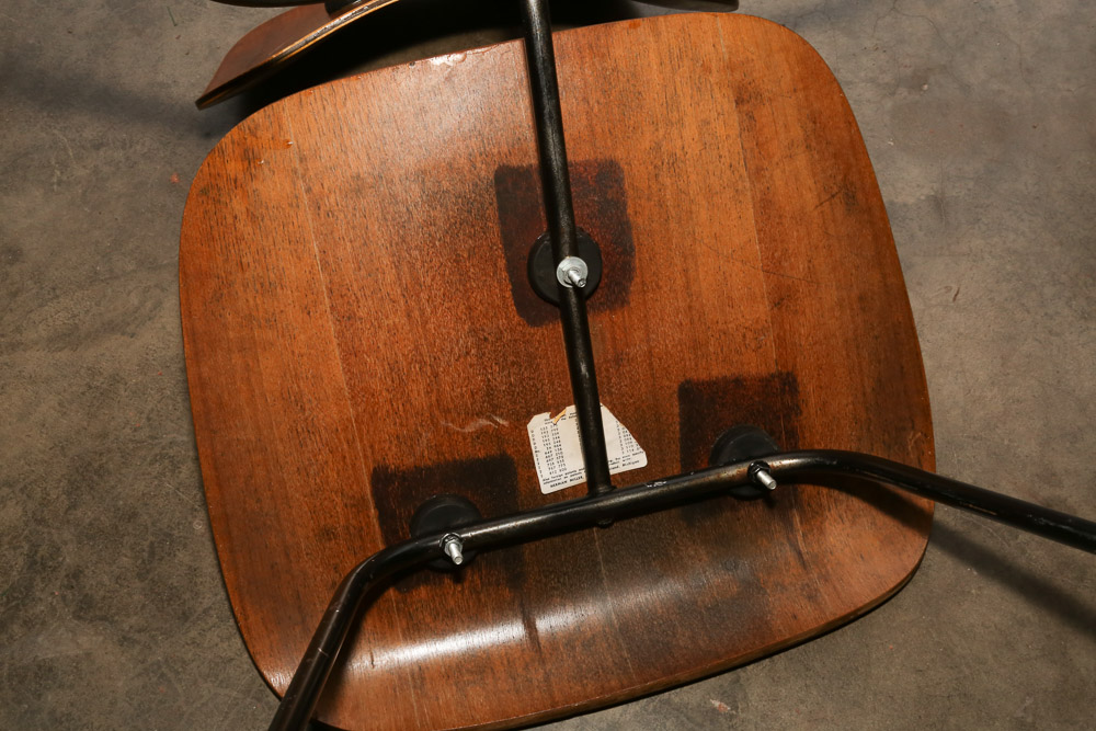 "Eames Molded Plywood Dining Chair" Bent Plywood Chairs, Mid-20th Century