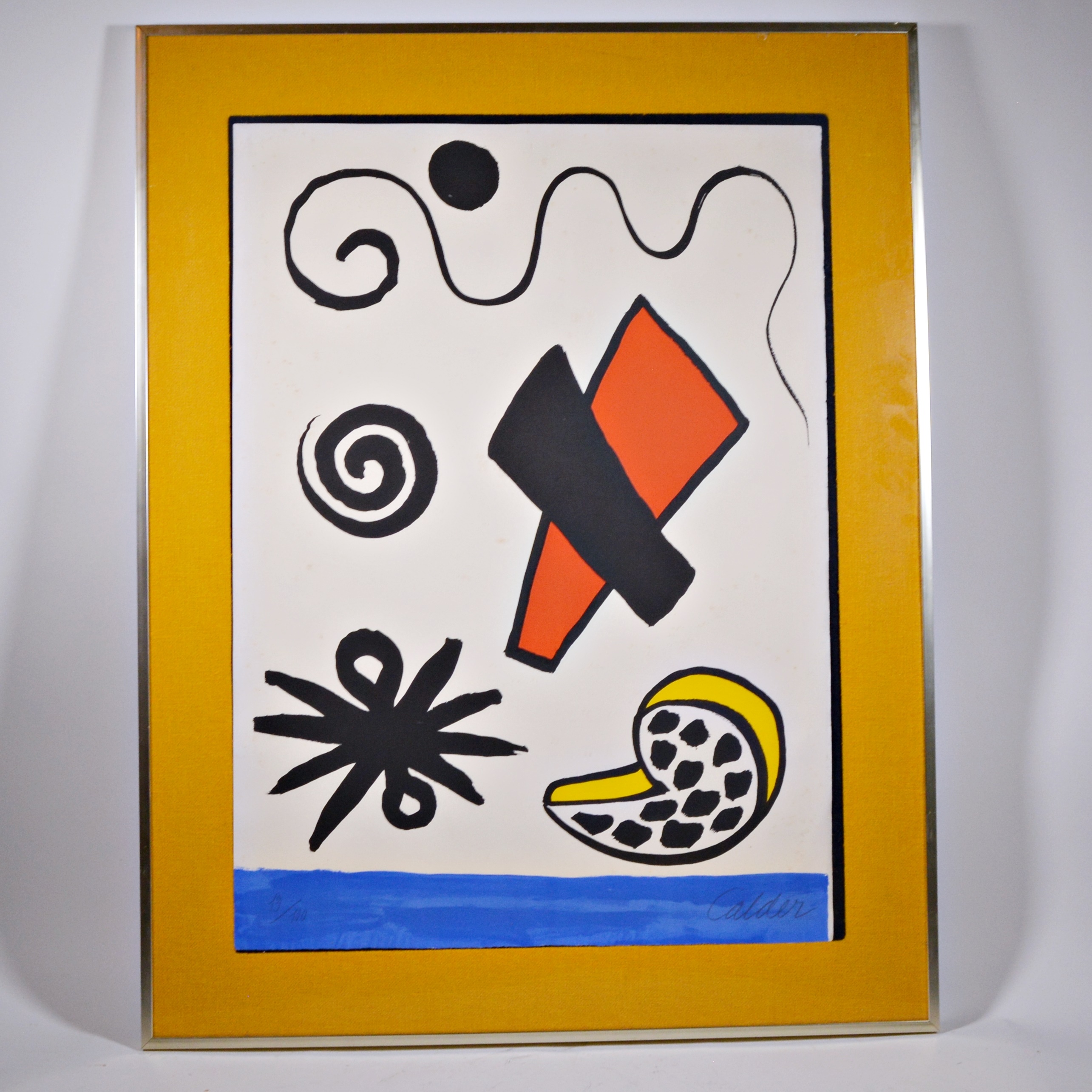 Alexander Calder Limited Edition Lithograph "Spotted Pork Chop"
