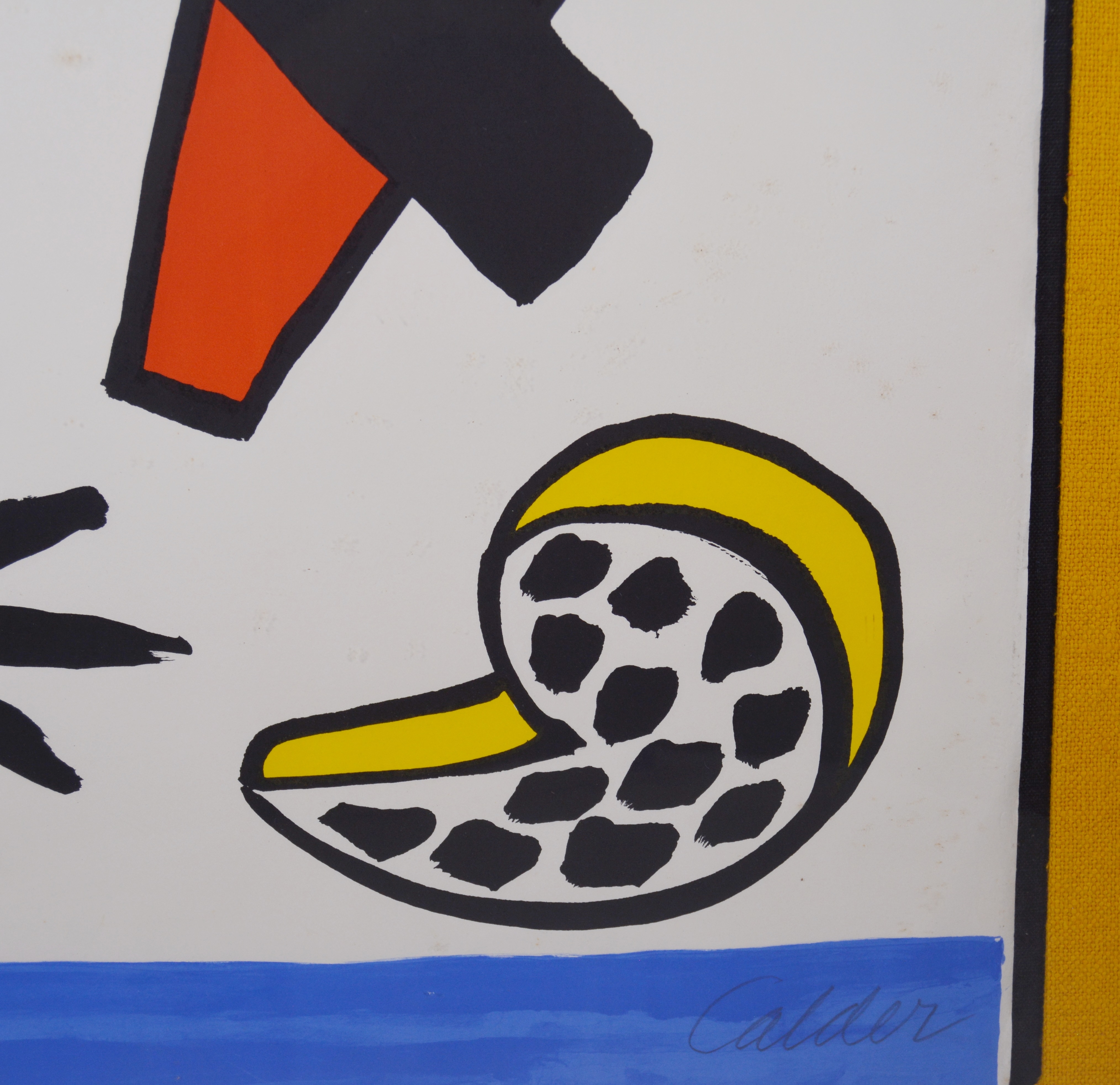 Alexander Calder Limited Edition Lithograph "Spotted Pork Chop"