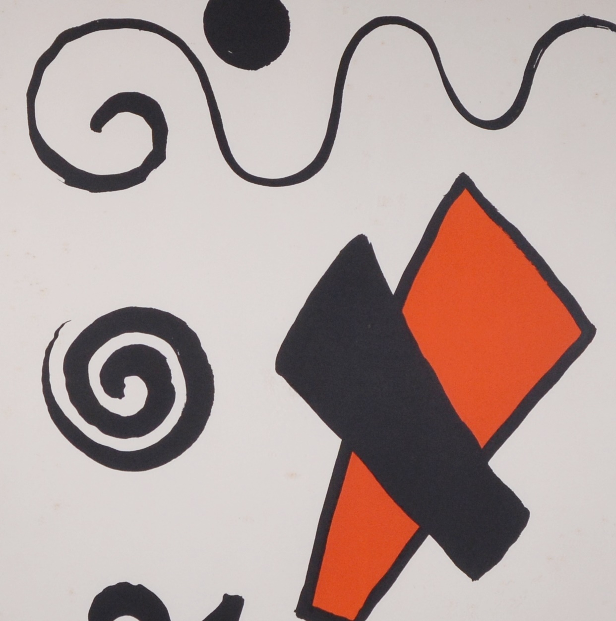 Alexander Calder Limited Edition Lithograph "Spotted Pork Chop"